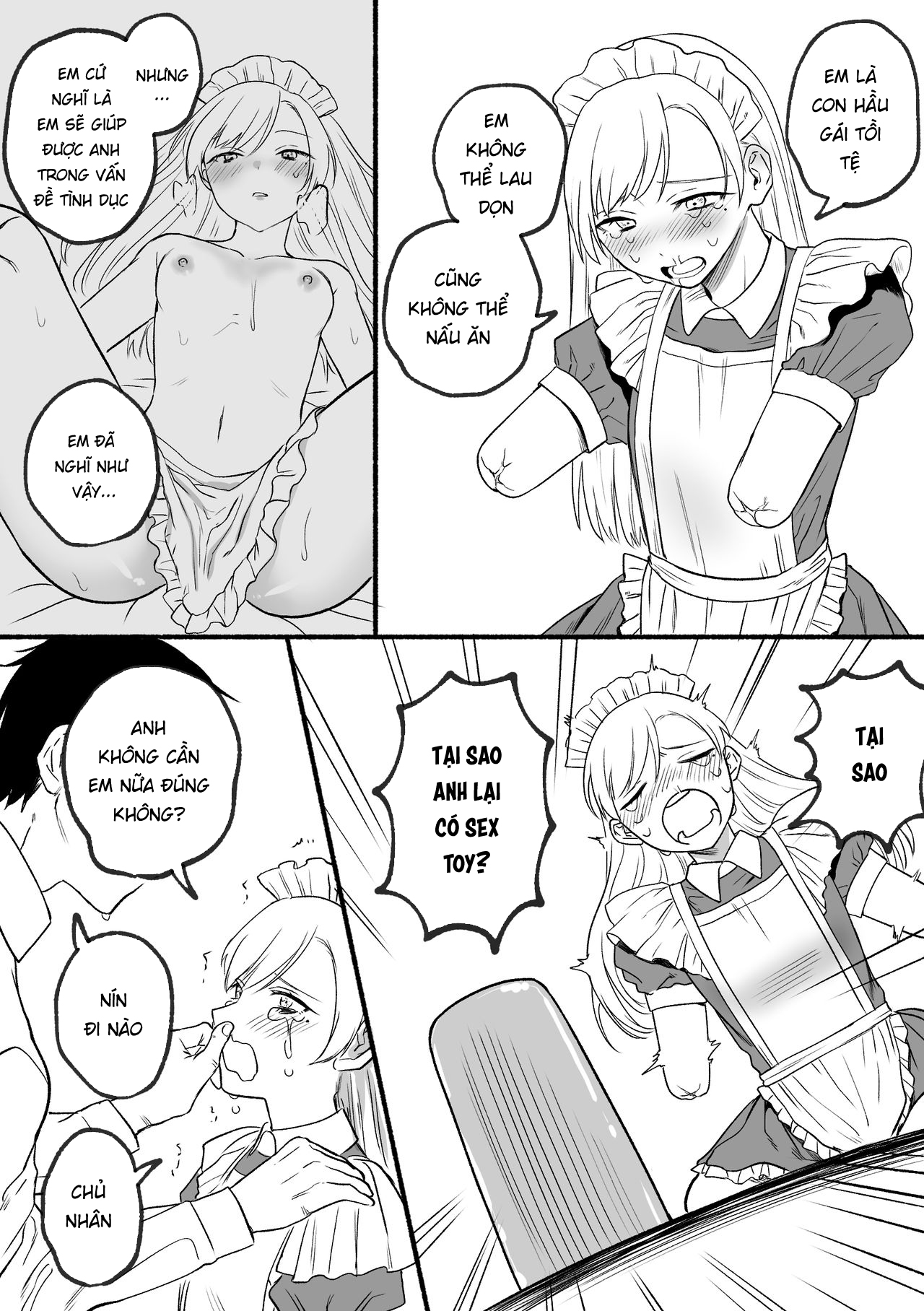 Đọc truyện hentai Hầu gái Rui khiếm khuyết - Oneshot