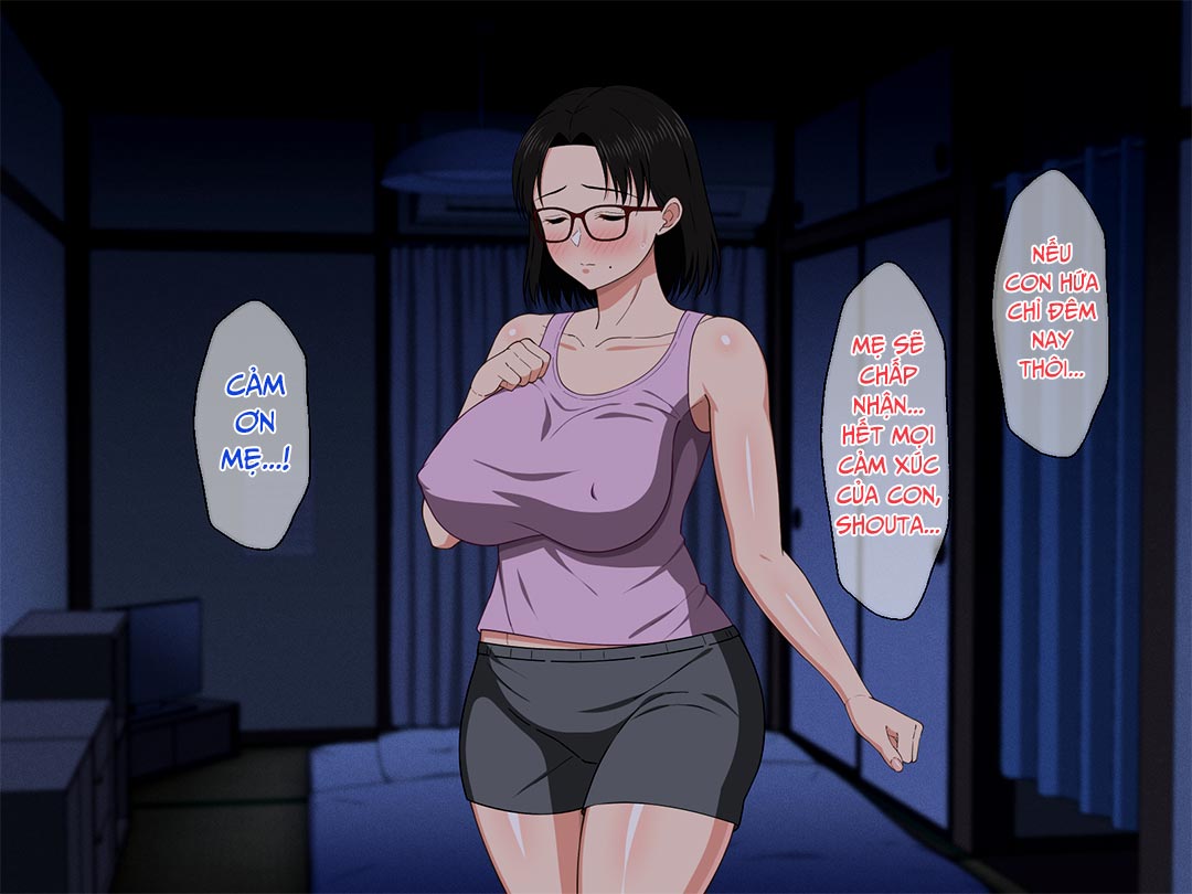 Đọc truyện hentai Khao khát người mẹ vú bự trong căn phòng nhỏ - Chap 2