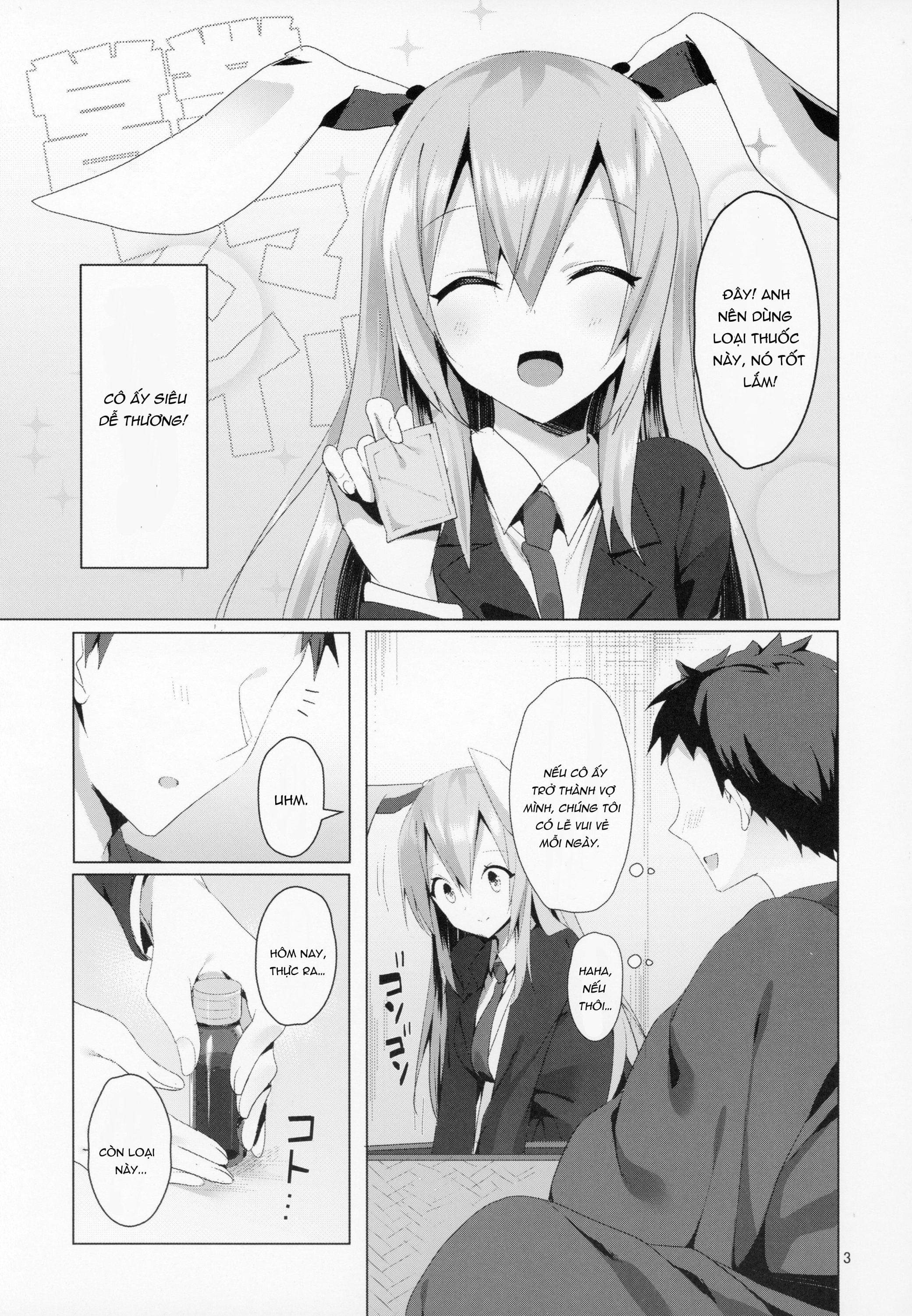 Đọc truyện hentai A Medicine For Mating With A Rabbit In Heat Until Morning (Touhou Project) - Oneshot