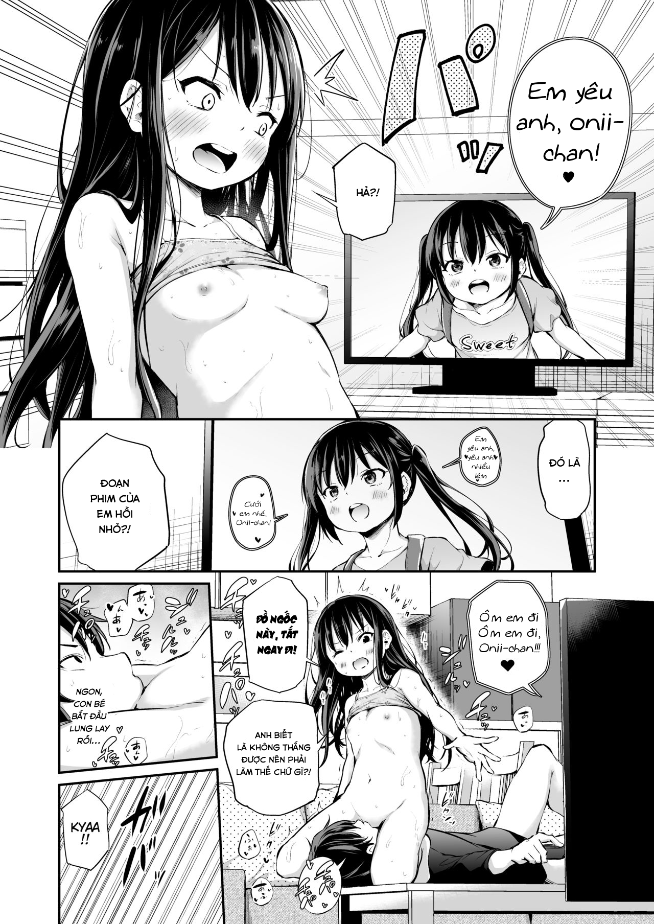 Đọc truyện hentai Địt tung lồn con em gái mất nết! - Oneshot