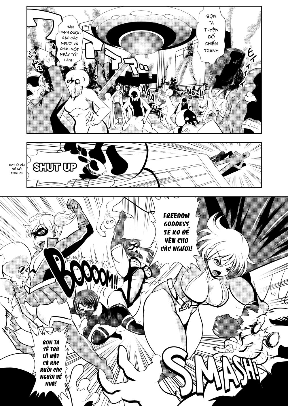 Đọc truyện hentai (Marimo) Freedom Goddess - Mars Aggression - Oneshot (Ngọt)