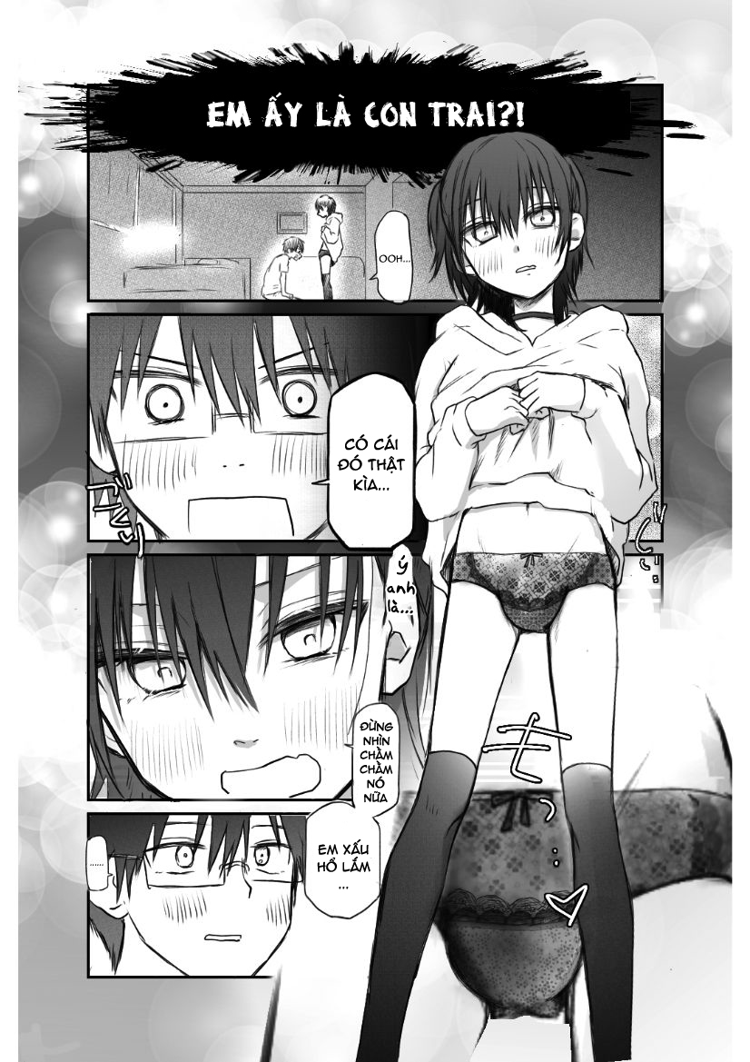 Đọc truyện hentai Hẹn hò qua mạng - tôi bị ép khô bởi một em trap hệ M - Oneshot