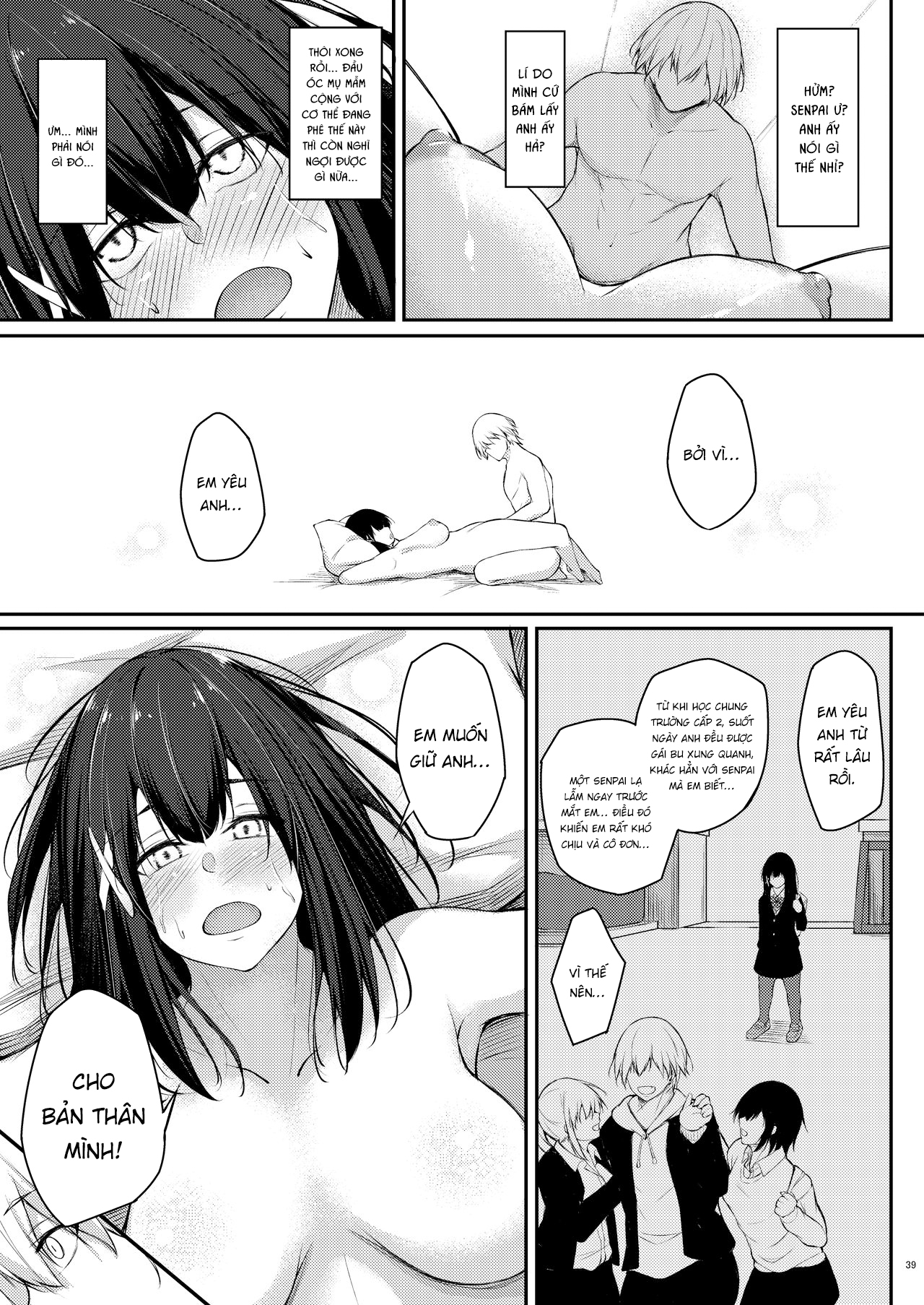 Đọc truyện hentai Kouhai Fuukiiin ni Yoru Furyou Senpai no Otoshikata - Oneshot