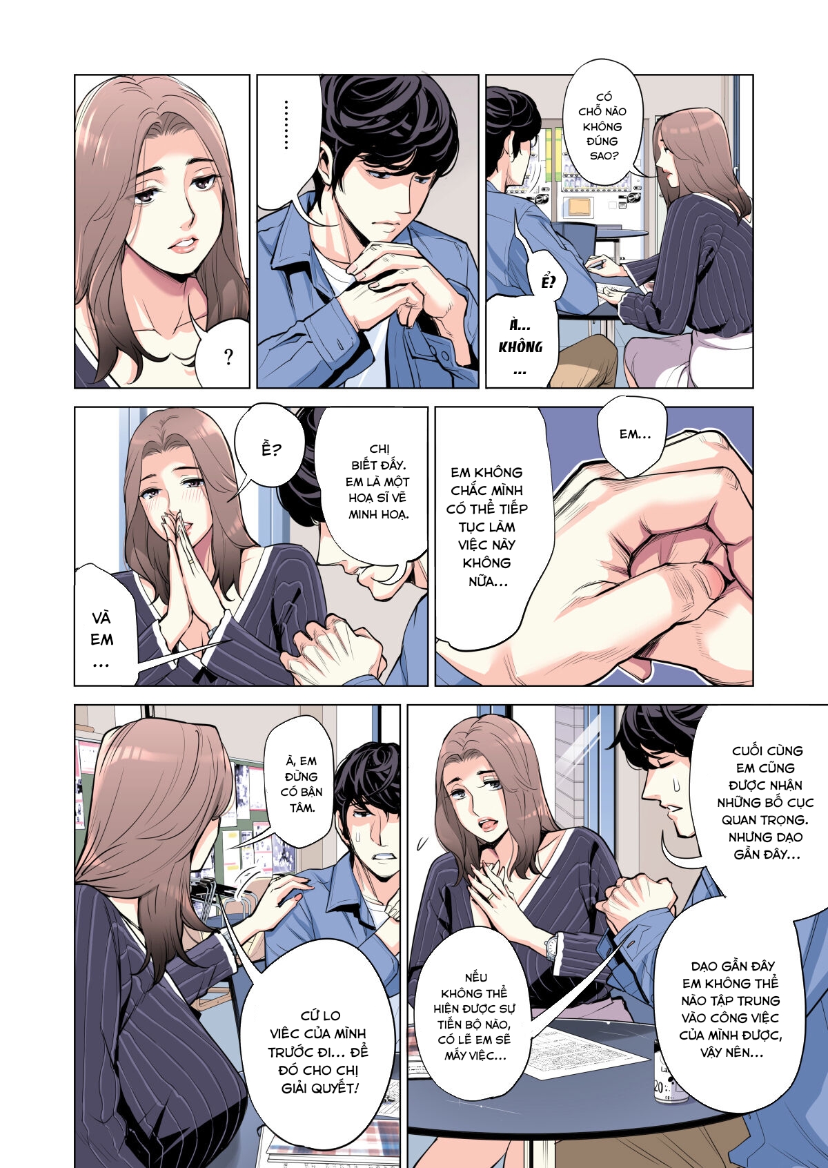 Đọc truyện hentai Những cô trợ lý đã có chồng - Chap 1 full màu