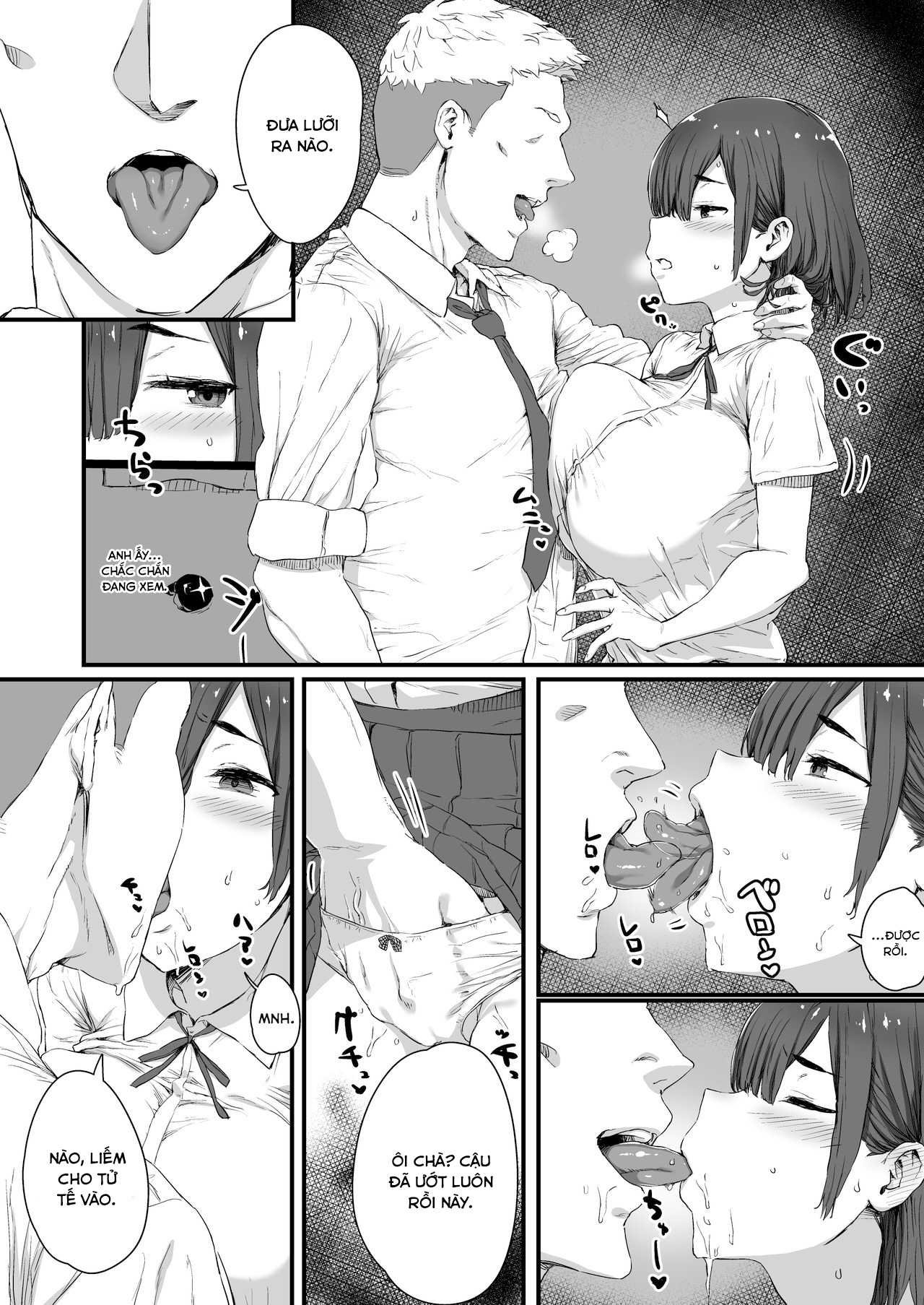 Đọc truyện hentai Cậu bạn trai thích bị cắm sừng và cô bạn gái tóc che mắt - Oneshot