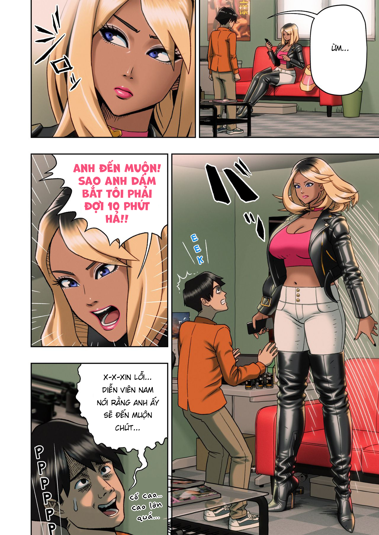 Đọc truyện hentai Black Gyaru Bondage Oneshot
