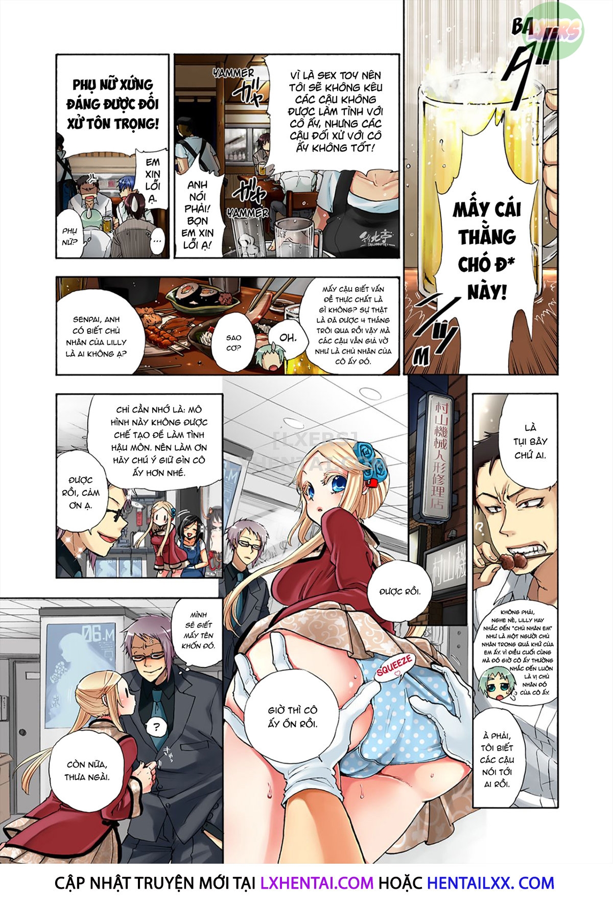 Đọc truyện hentai Robot thú cưng Lilly Chap 14