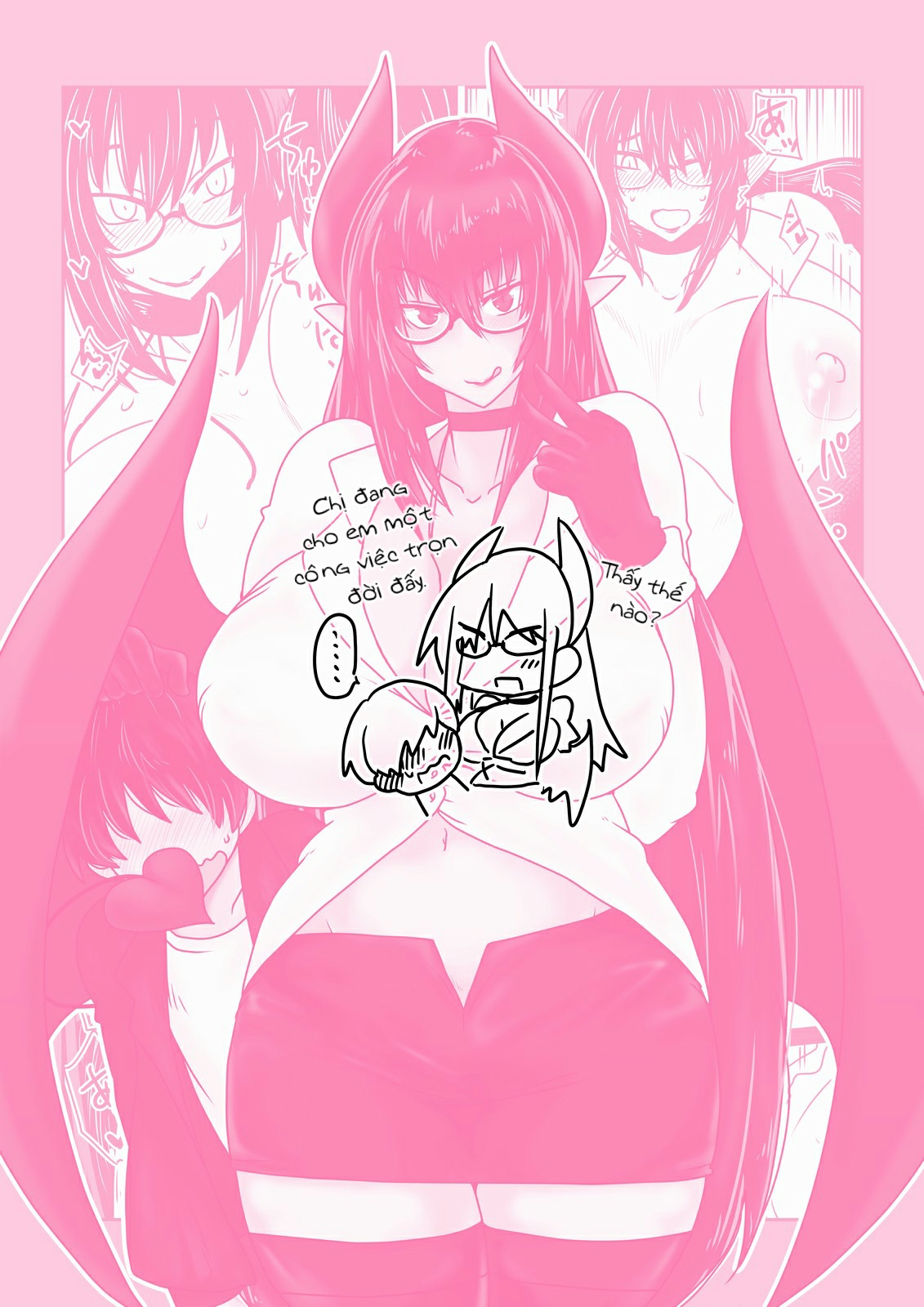 Đọc truyện hentai Succubus-san and the Boy Next Door - Oneshot