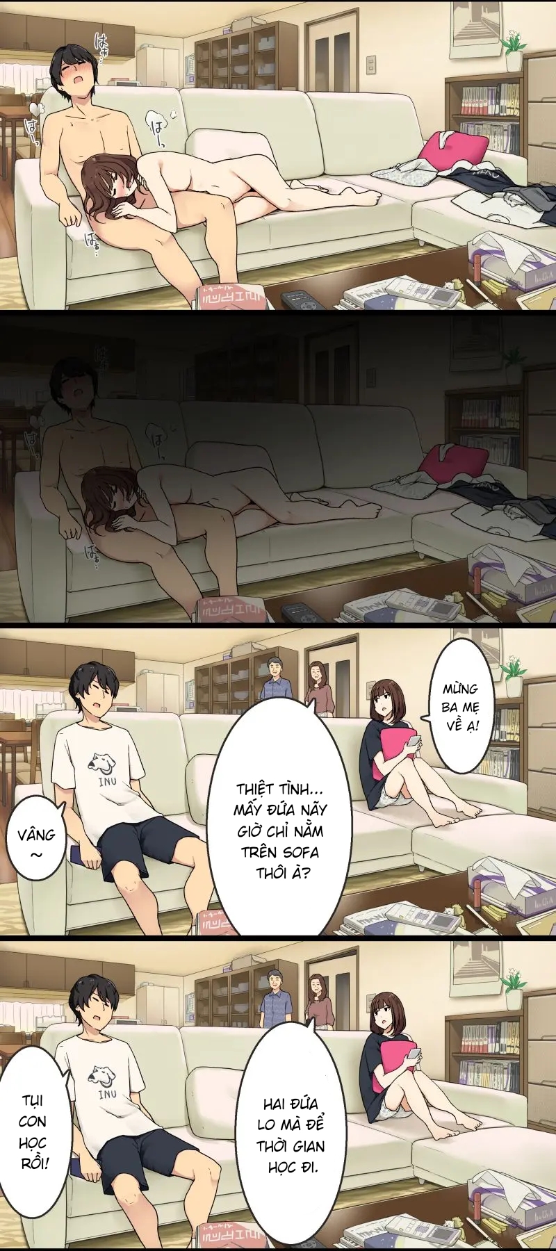 Đọc truyện hentai Khi bố mẹ đi vắng - Oneshot