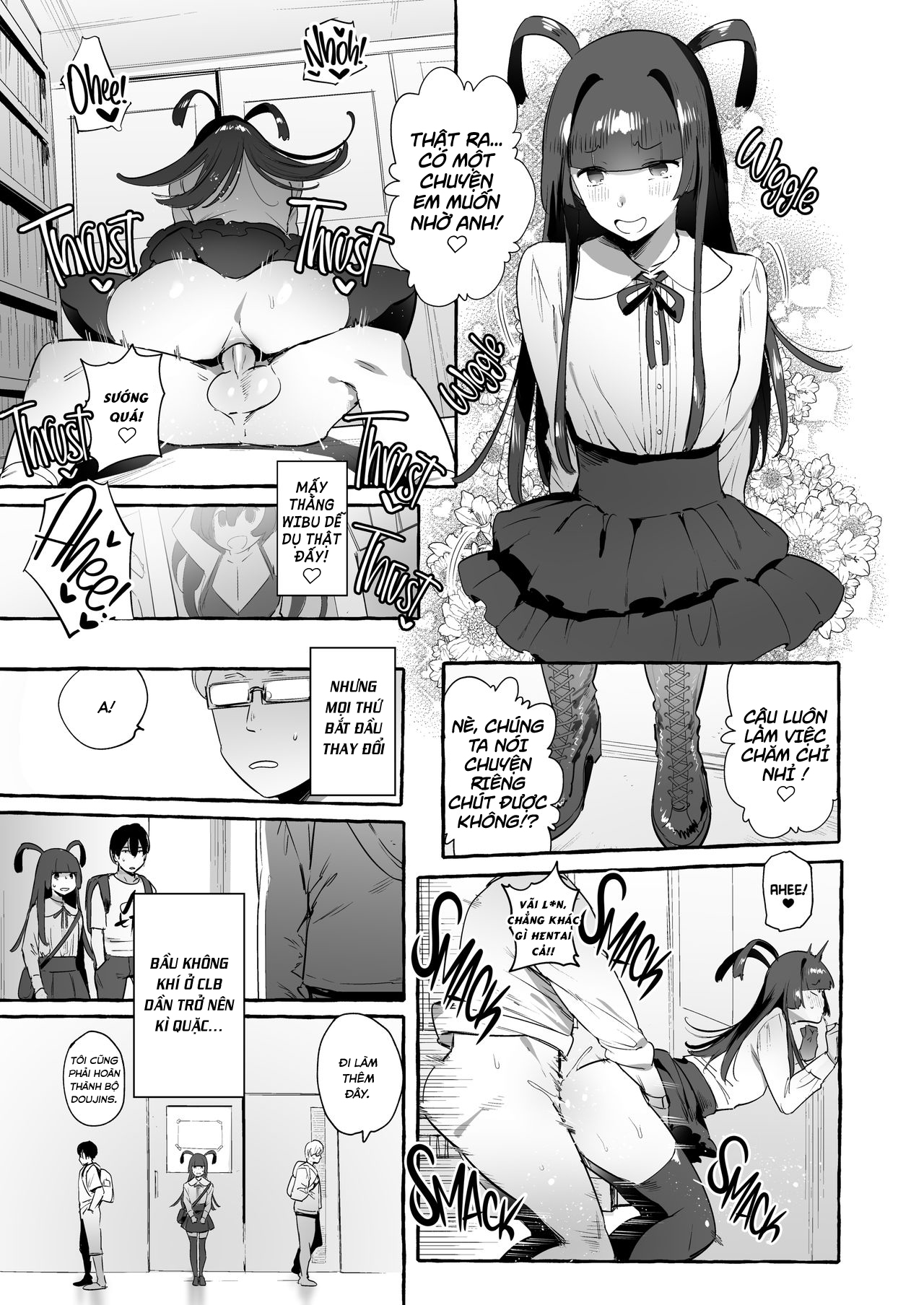 Đọc truyện hentai YariCir no Boku VS Gal Oneshot