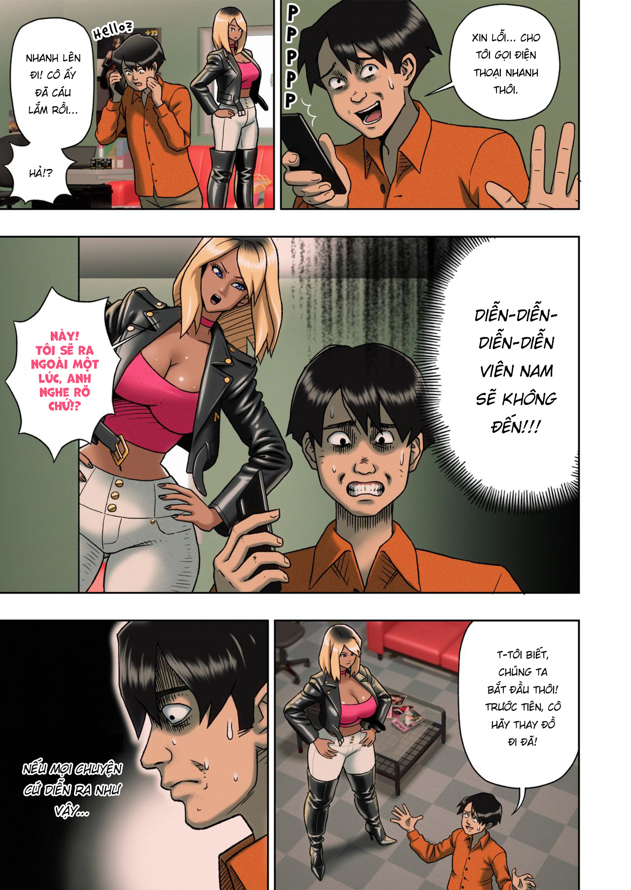 Đọc truyện hentai Black Gyaru Bondage Oneshot