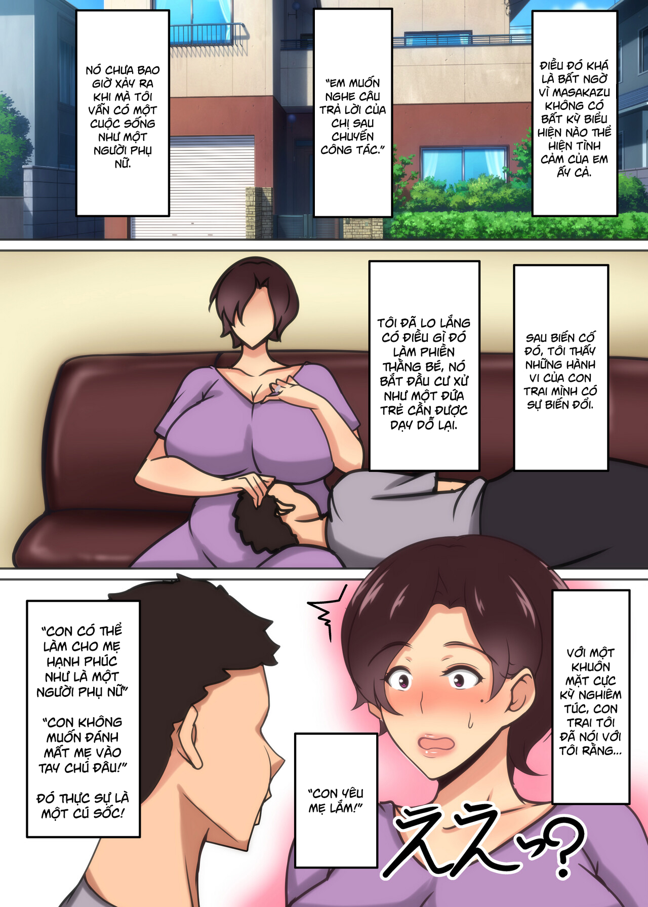 Đọc truyện hentai Haha ga Midara ni Aegu Toki Chap 1