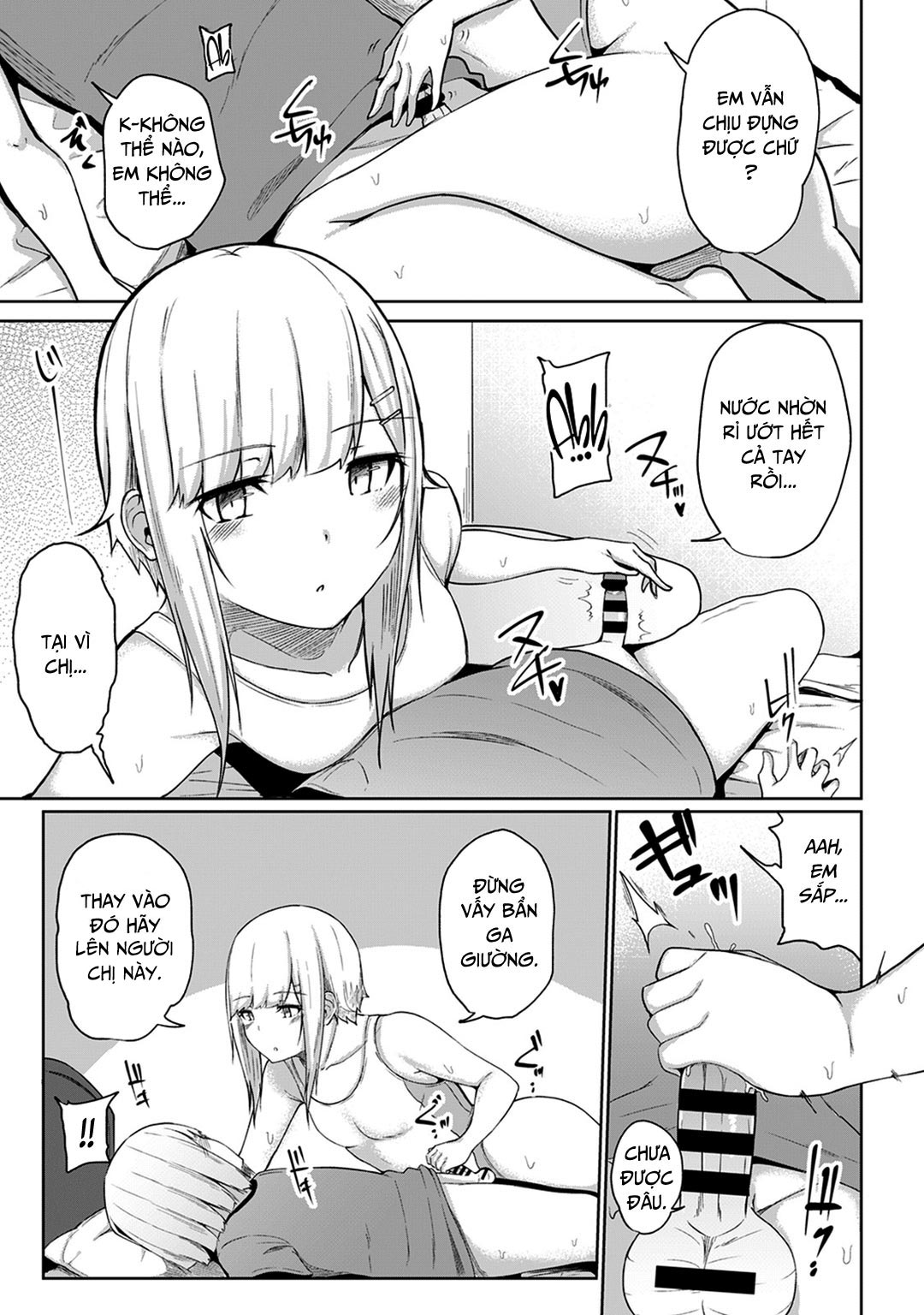 Đọc truyện hentai Tôi ấn nhầm huyệt làm em ấy cứng ngắc!? Bị mát xa ngược lại bằng cặc em ấy! - Chap 6 - Cậu dám nẫng tay trên à?