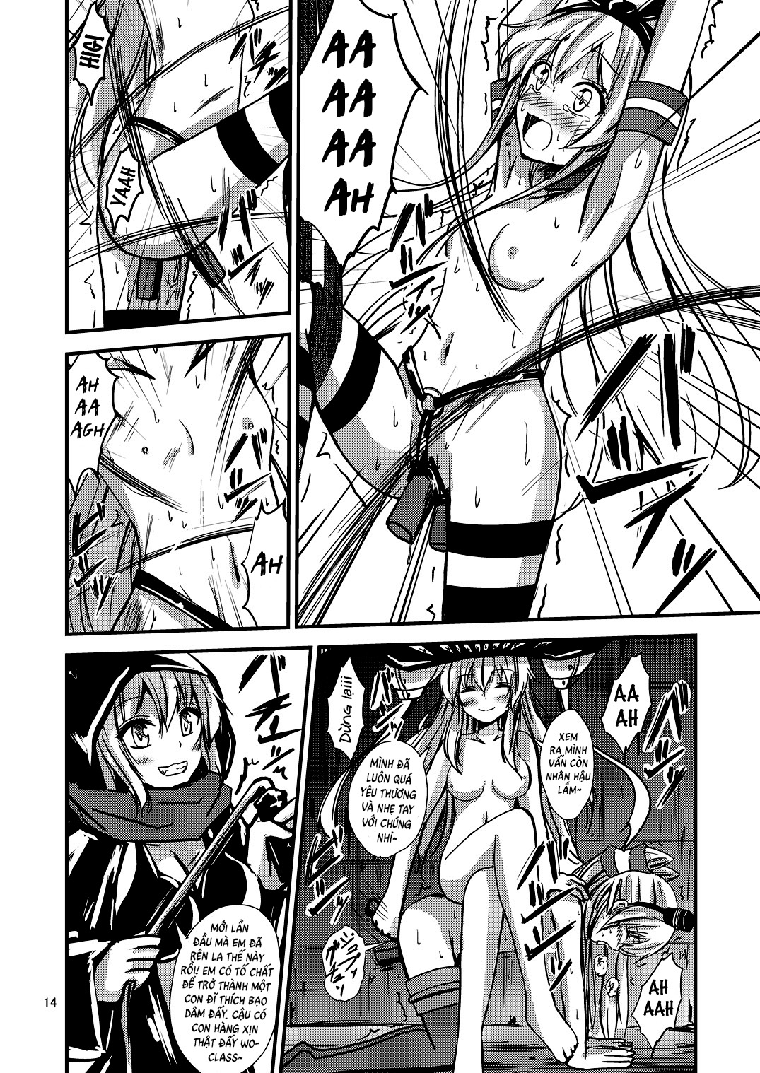Đọc truyện hentai Kuubo Wo-Kyuu-chan no Shimakaze Yuri Dorei Choukyou~Senkan Re-Kyuu no Shucchou SM Choukyou Hen~ Oneshot