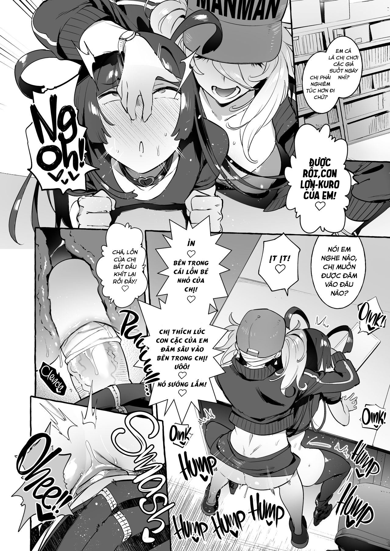 Đọc truyện hentai YariCir no Boku VS Gal Oneshot