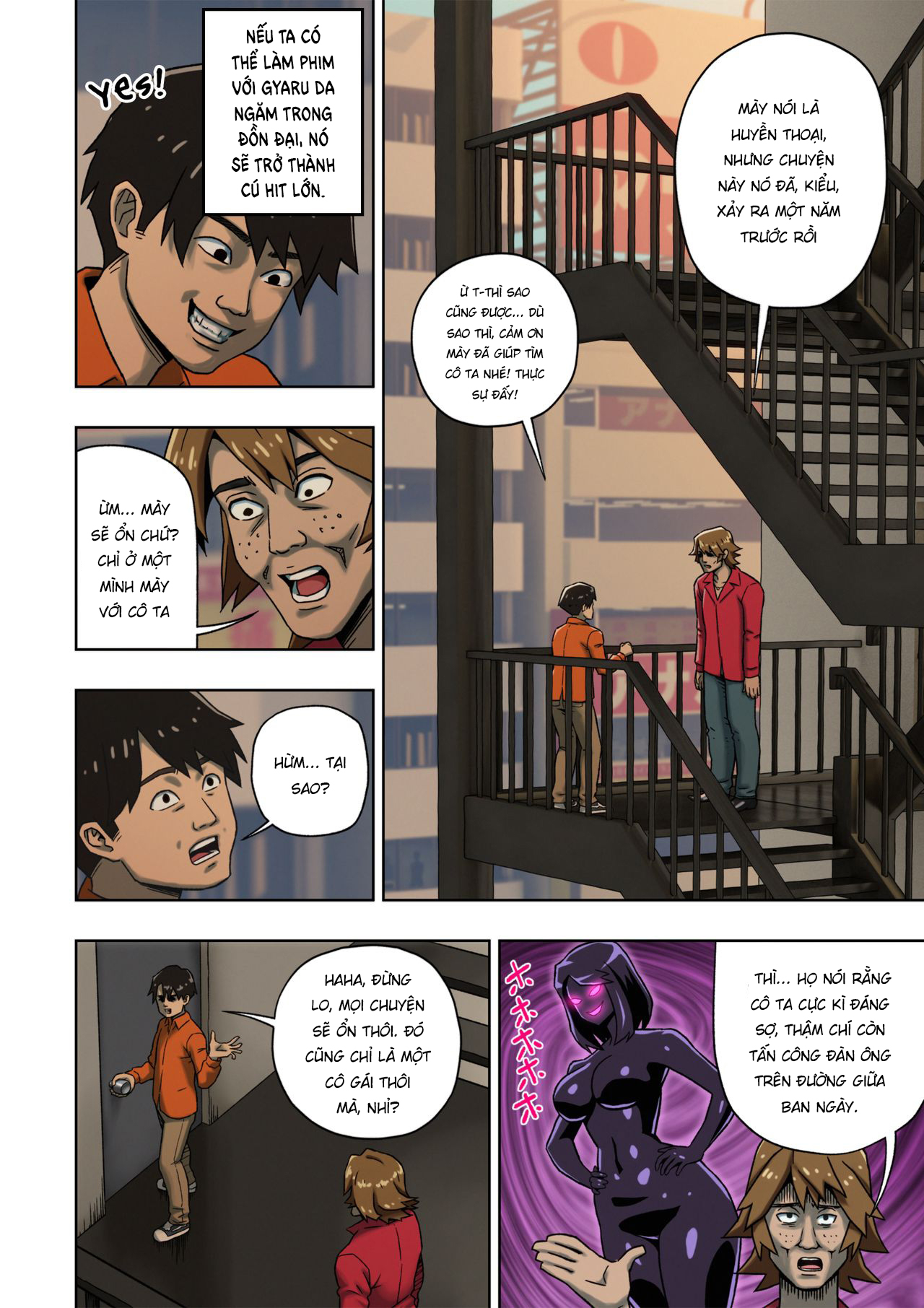 Đọc truyện hentai Black Gyaru Bondage Oneshot