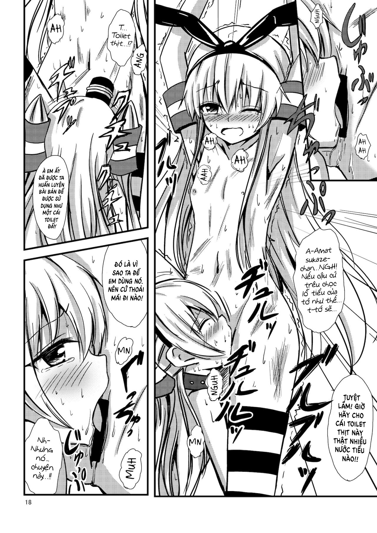 Đọc truyện hentai Kuubo Wo-Kyuu-chan no Shimakaze Yuri Dorei Choukyou~Senkan Re-Kyuu no Shucchou SM Choukyou Hen~ Oneshot