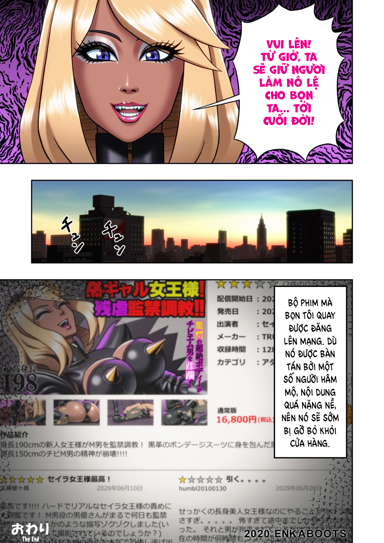 Đọc truyện hentai Black Gyaru Bondage Oneshot
