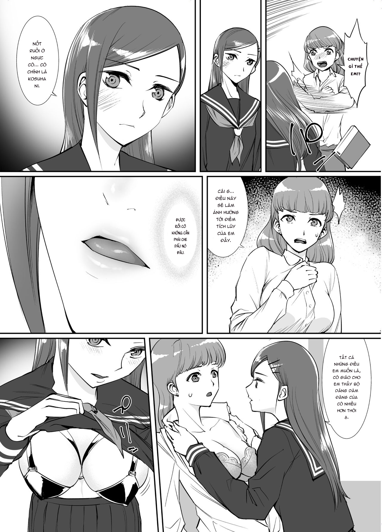 Đọc truyện hentai Yuri Kousoku ~Kairaku Ochi Sensei~ - Oneshot