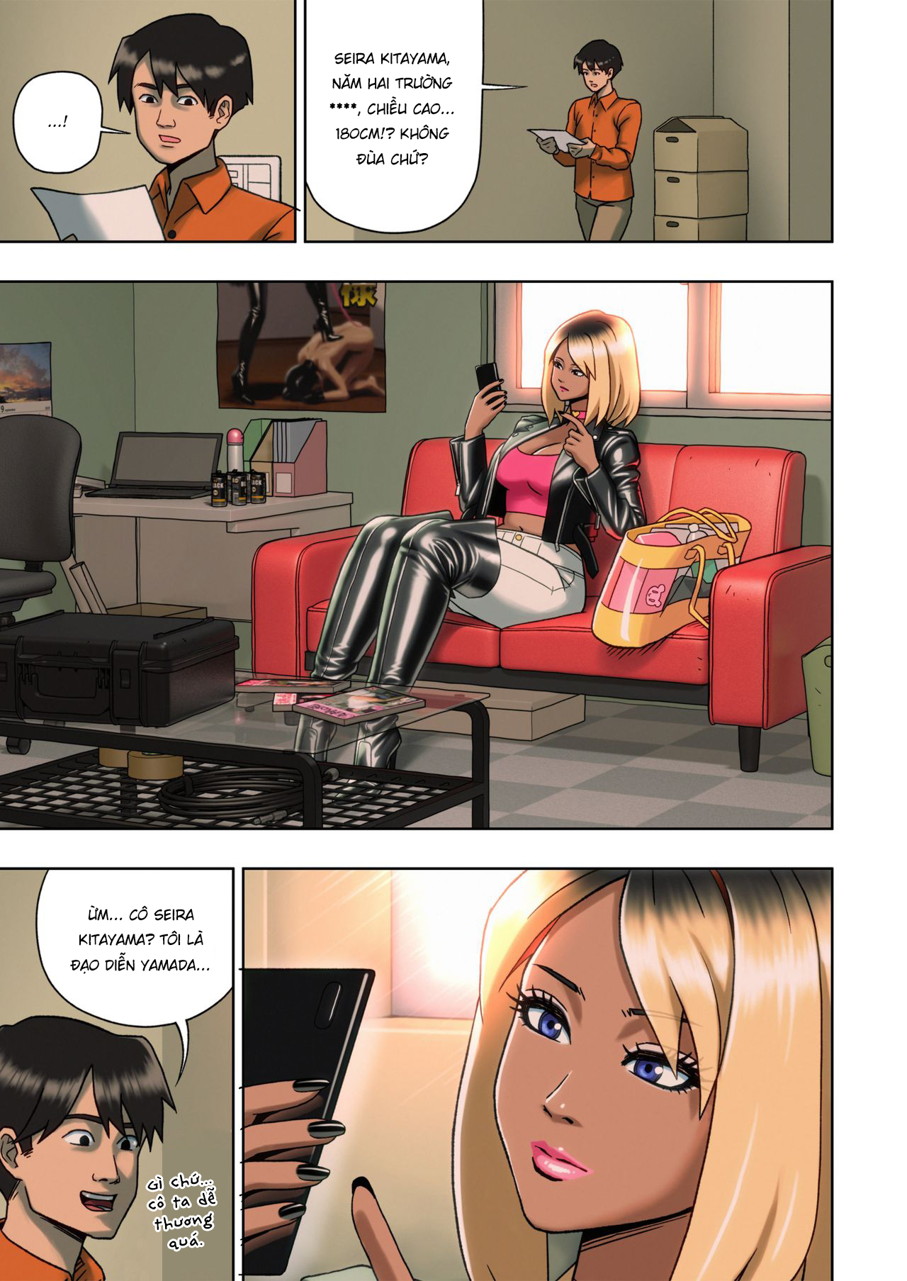 Đọc truyện hentai Black Gyaru Bondage Oneshot