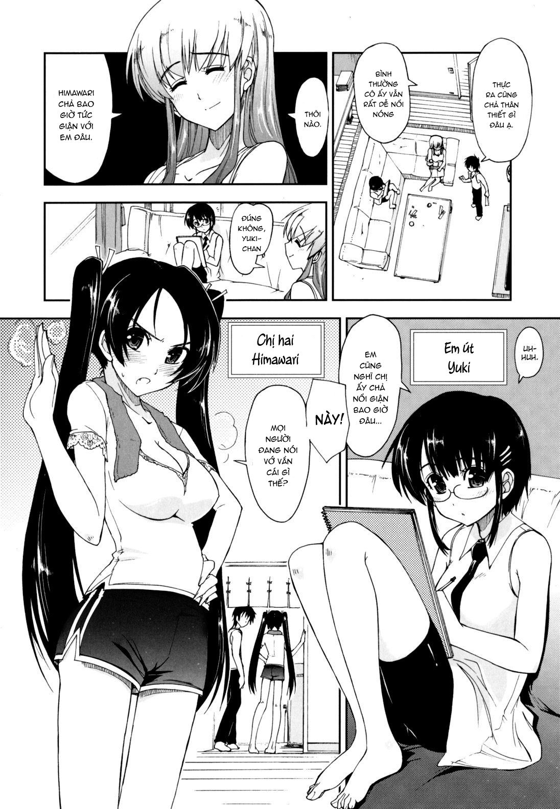 Đọc truyện hentai Sống chung cùng 3 chị em [Không Che] Chap 1