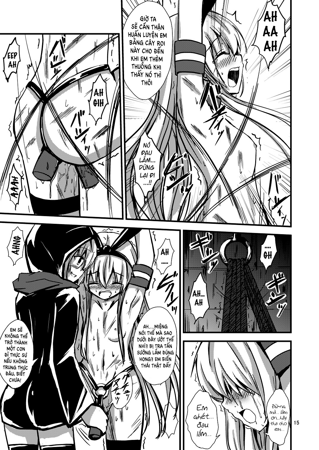 Đọc truyện hentai Kuubo Wo-Kyuu-chan no Shimakaze Yuri Dorei Choukyou~Senkan Re-Kyuu no Shucchou SM Choukyou Hen~ Oneshot