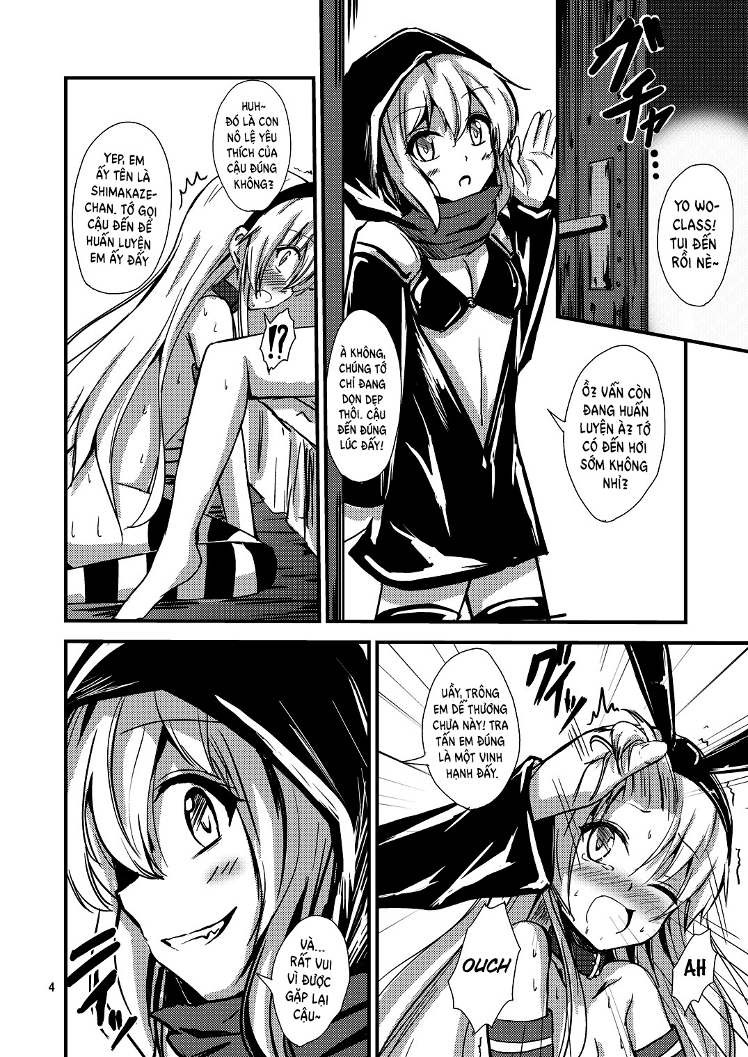 Đọc truyện hentai Kuubo Wo-Kyuu-chan no Shimakaze Yuri Dorei Choukyou~Senkan Re-Kyuu no Shucchou SM Choukyou Hen~ Oneshot