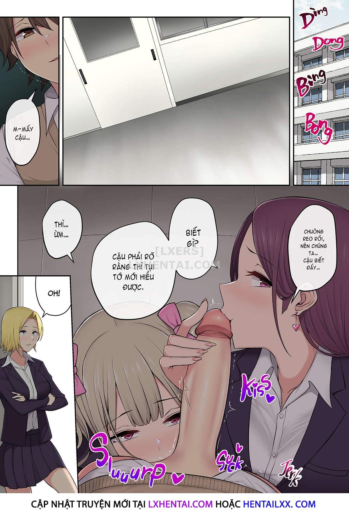 Đọc truyện hentai Imaizumi đưa cả bầy Gyaru về nhà mình - Chap 3