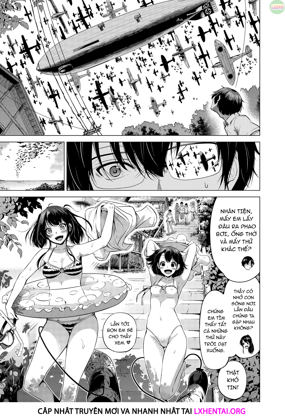 Đọc truyện hentai Nanaka no Rakuen ~Inaka no Gakkou de Bishoujo Harem - Chap 4: Playing Doctor