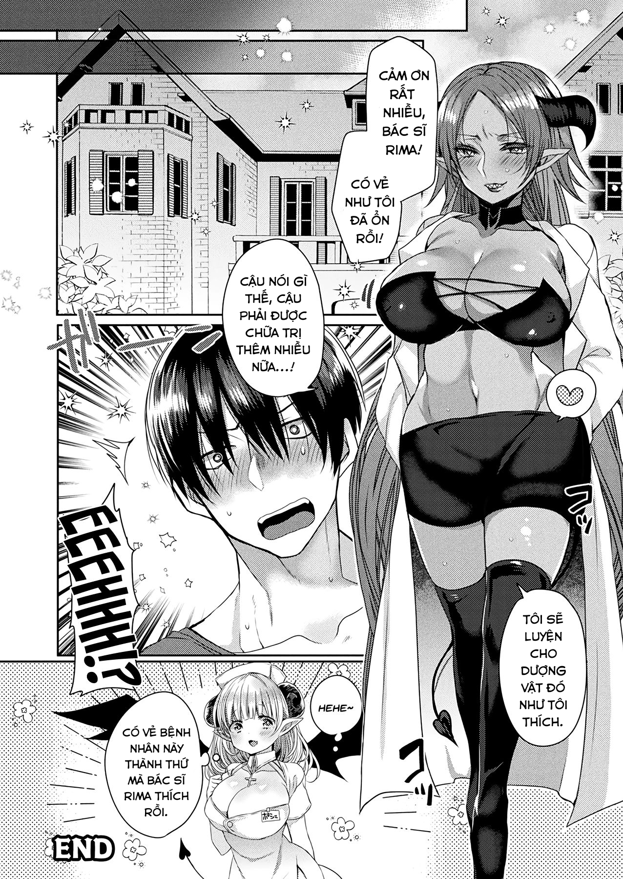 Đọc truyện hentai Giúp tôi với, Succubus Sensei! - Oneshot