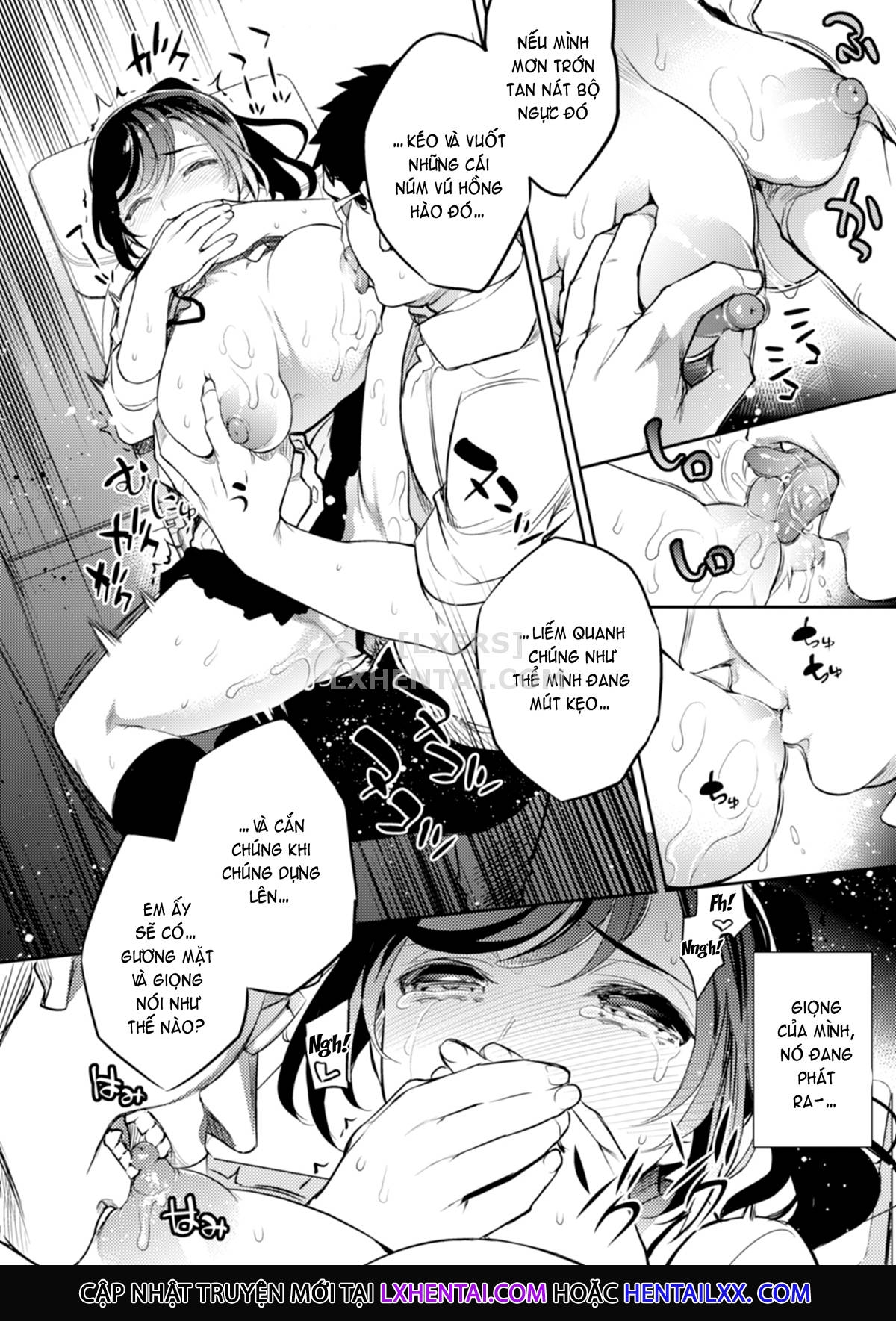 Đọc truyện hentai Sayuri Kareshi to Hatsu H Mokuzen ni Chikan ni NTR-reta Shoujo Chap 2 A Girl Who Got Fucked In The Train Station Bathroom
