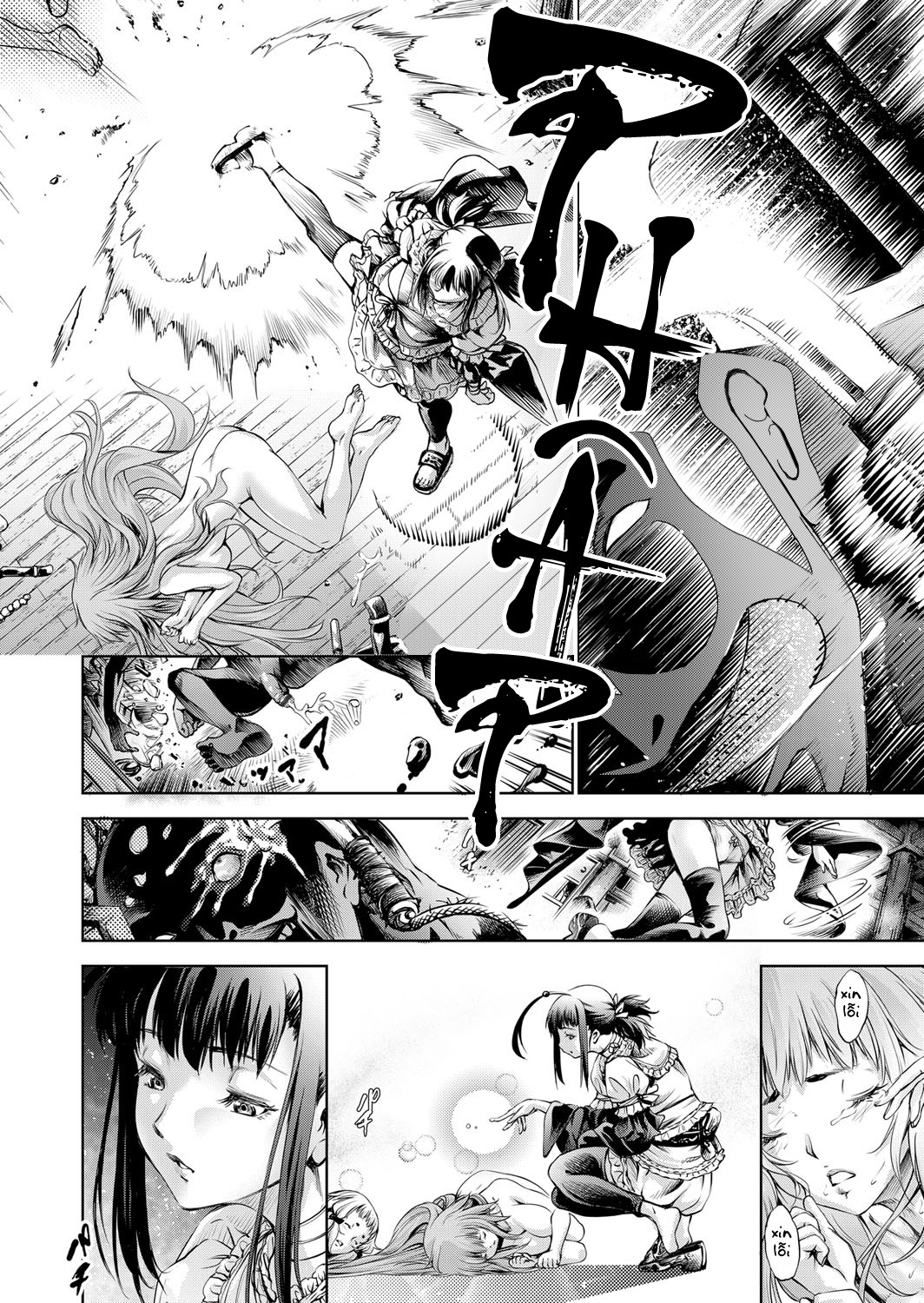 Đọc truyện hentai Trong Lâu Đài Ấy ~ Hiếp dâm cực độ ~ Chap 4 adu biến