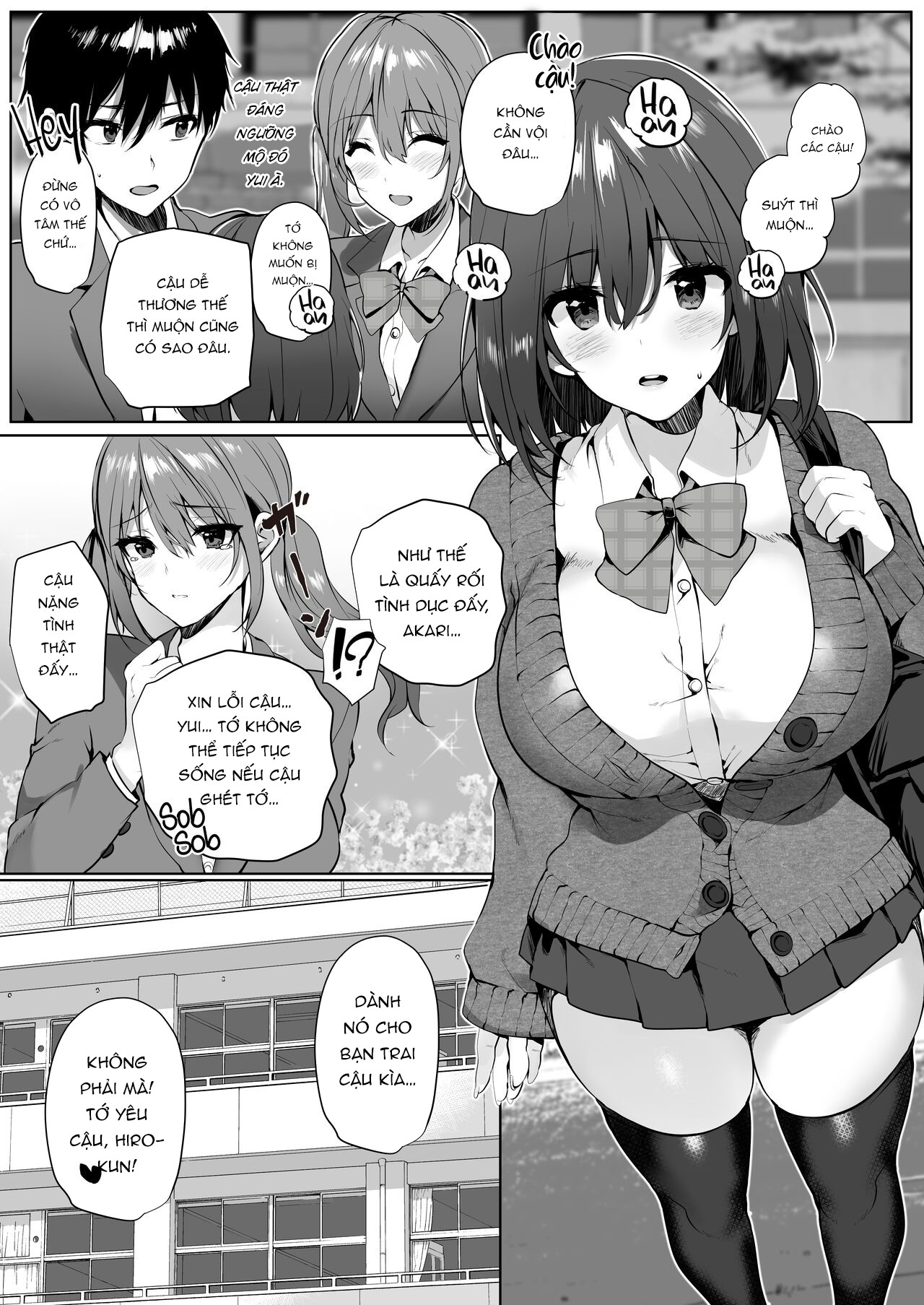 Đọc truyện hentai Người bạn ngực to đã quyến rũ tôi ngay cả khi tôi có bạn gái - Oneshot