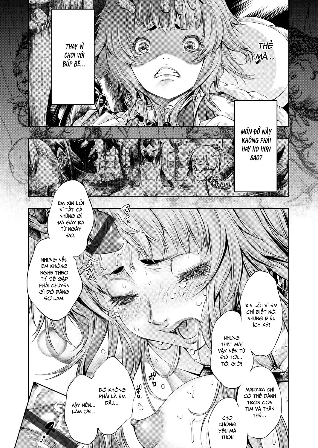 Đọc truyện hentai Trong Lâu Đài Ấy ~ Hiếp dâm cực độ ~ Chap 4 adu biến