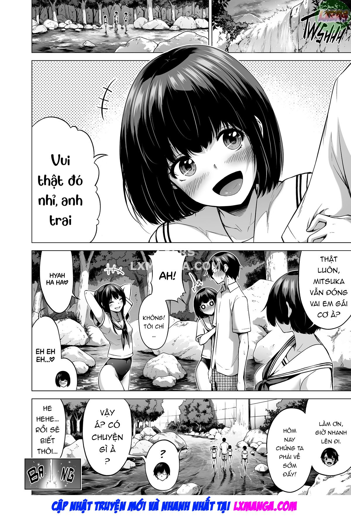 Đọc truyện hentai Nanaka no Rakuen ~Inaka no Gakkou de Bishoujo Harem - Chap 6: The Little Sisters Secret Base