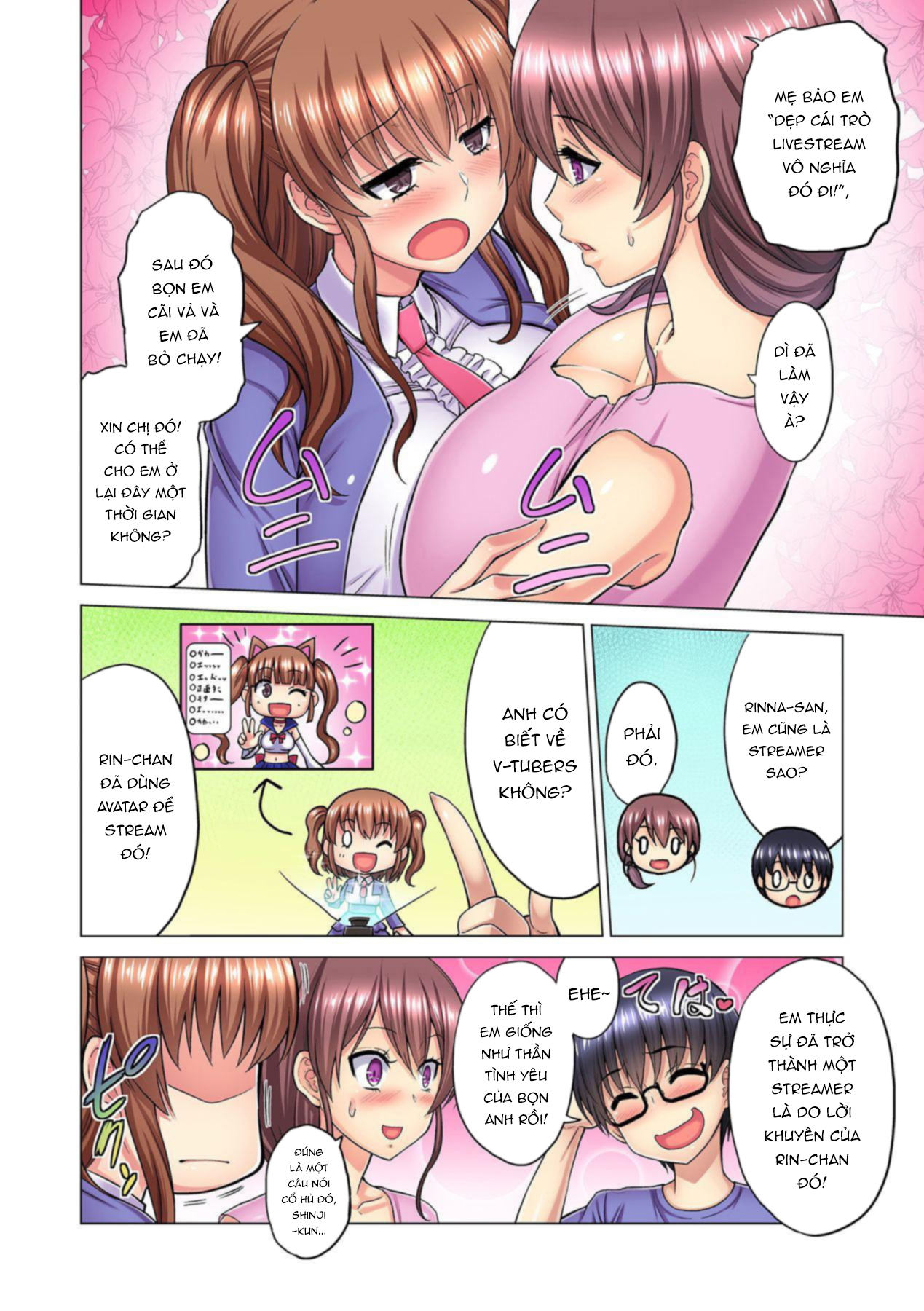 Đọc truyện hentai M-jo Joushi to no Sex o Sekai ni Haishinchuu? Icchau Tokoro ga Haishin sarechau~! - Chapter 03