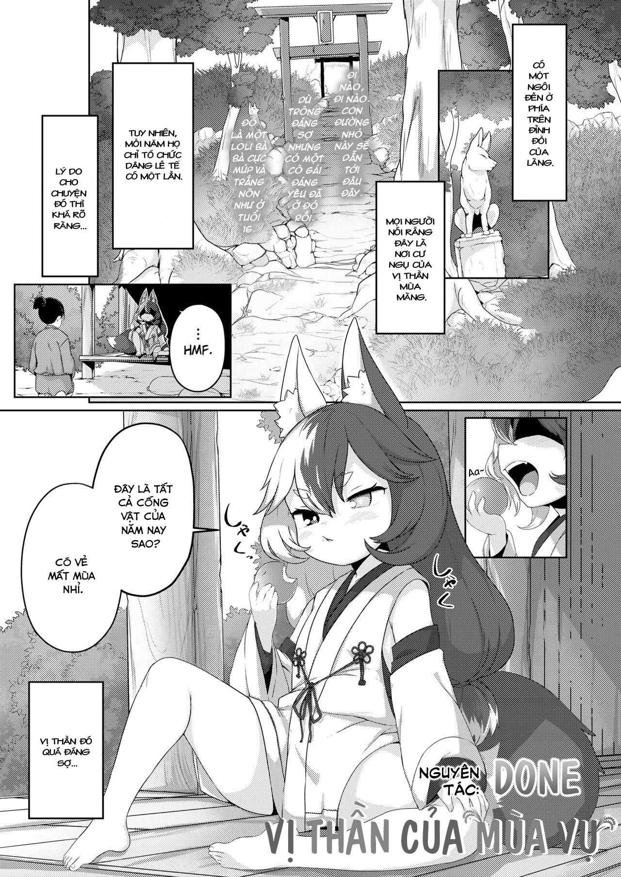 Đọc truyện hentai Vị thần của mùa vụ - Oneshot