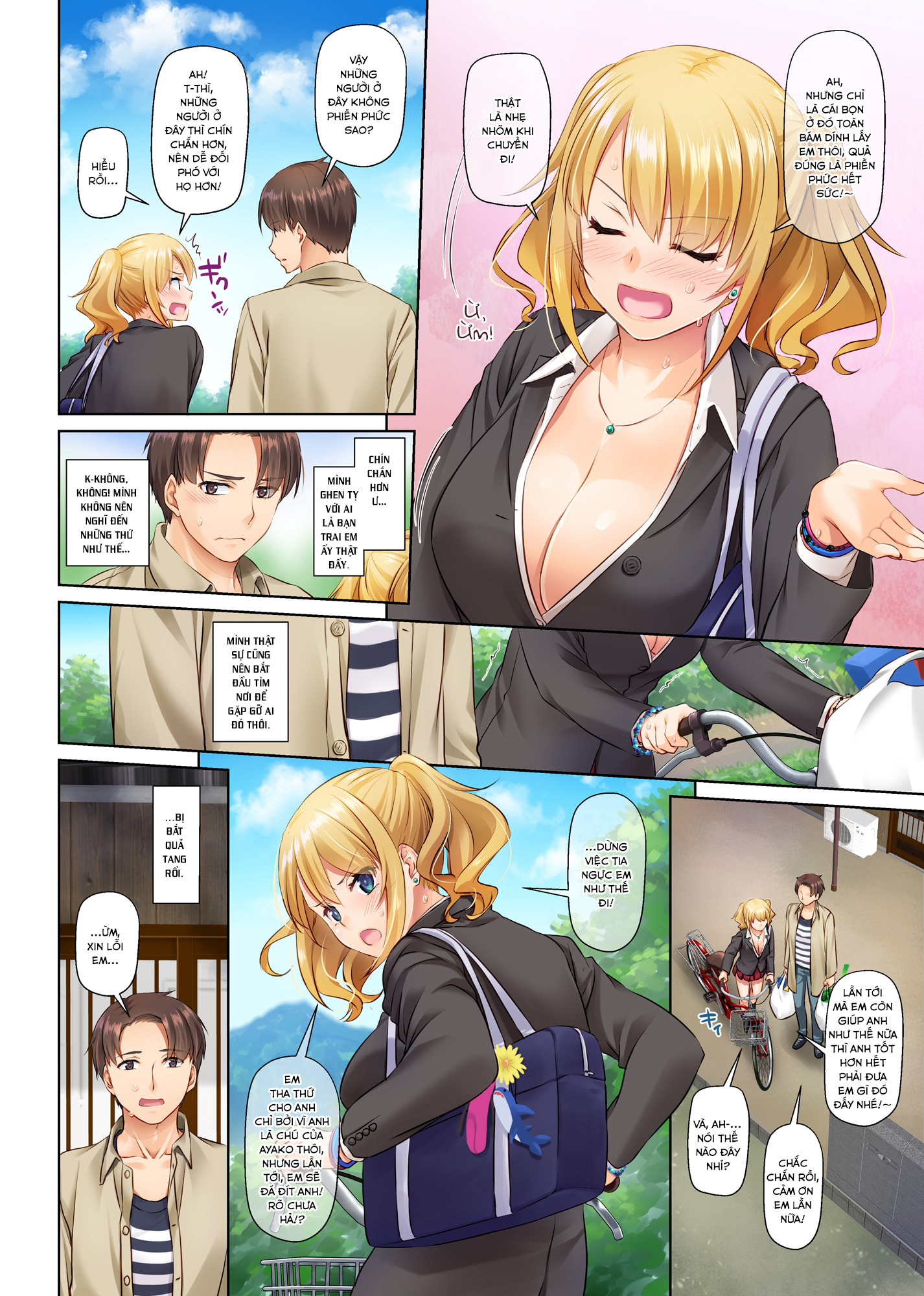 Đọc truyện hentai Inaka no Deaikei Gal wa Kyonyuu Shojo!? - Oneshot [Full Color]