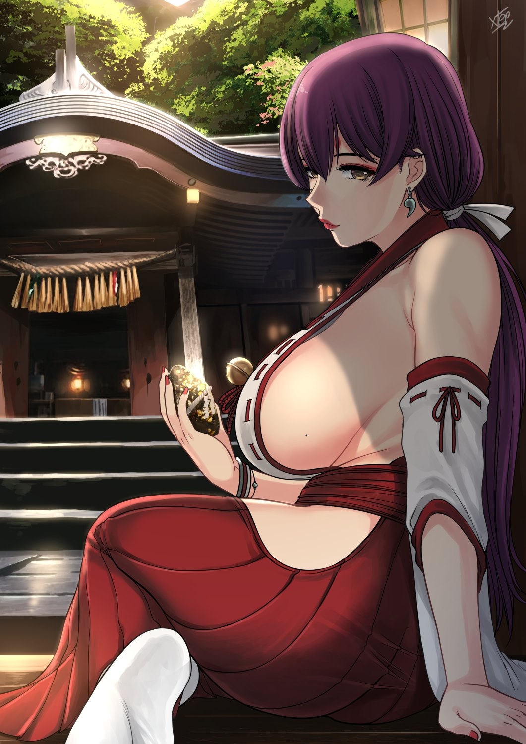 Đọc truyện hentai Bí mật của vu nữ gác đền - Oneshot