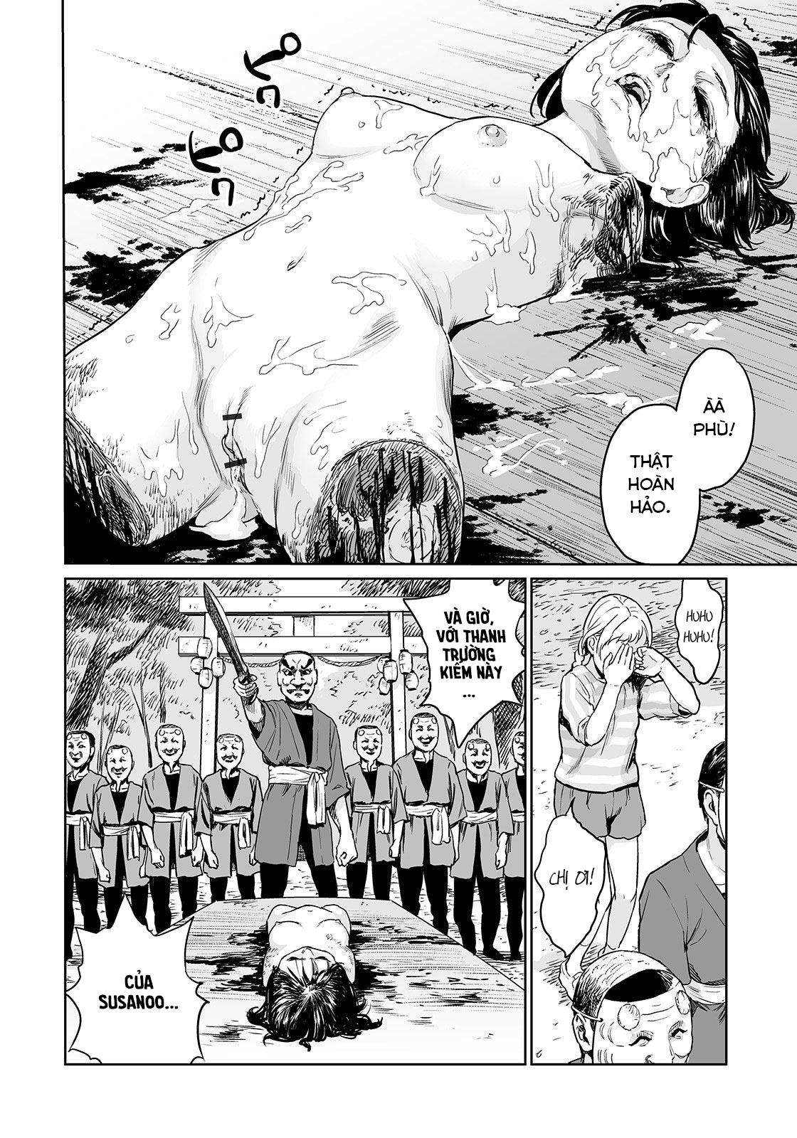 Đọc truyện hentai Ngọn núi của vị thần Oogetsuhime. - Oneshot