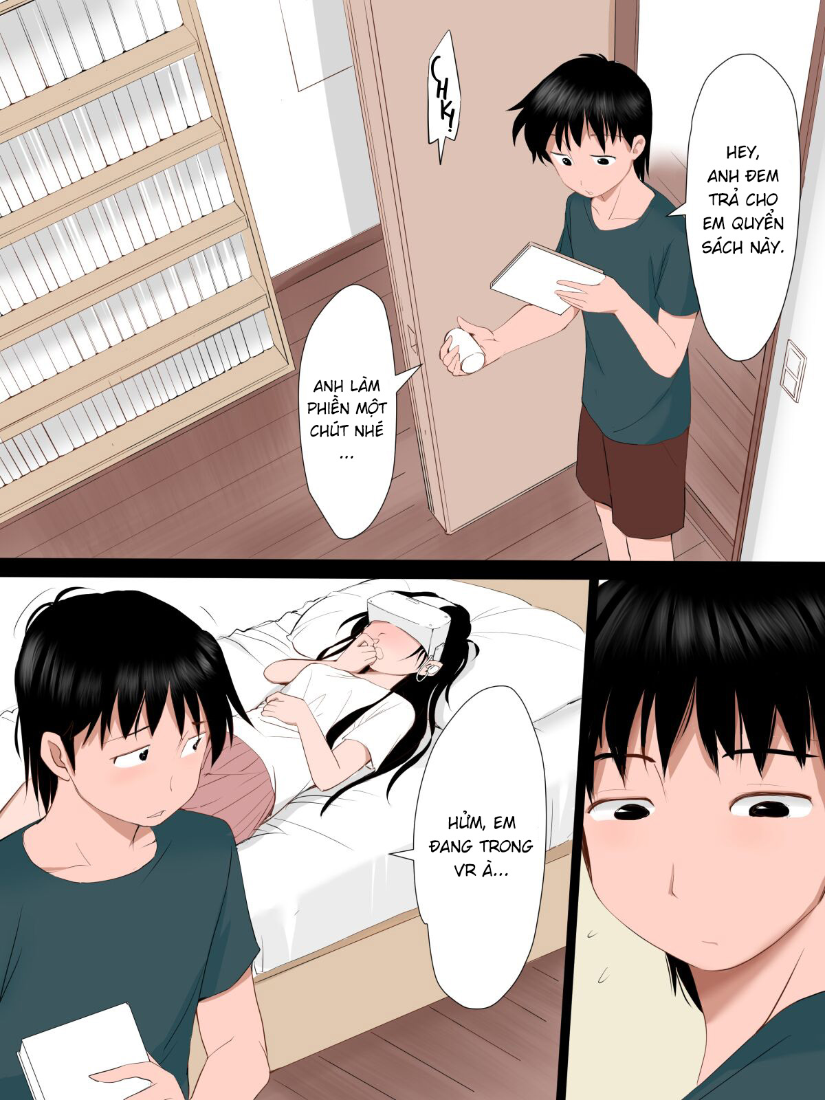 Đọc truyện hentai Truyện cô em gái thủ dâm bằng VR trong phòng... - Oneshot