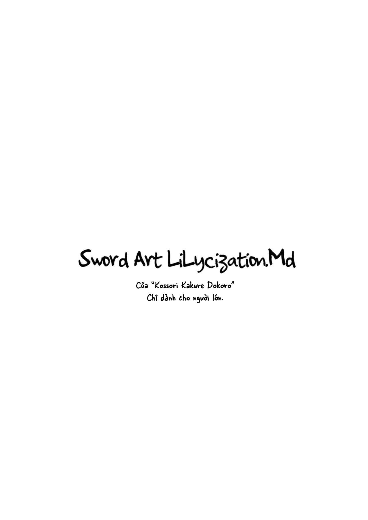 Đọc truyện hentai Sword Art Lilycization.Md - Oneshot Full Màu Không Che