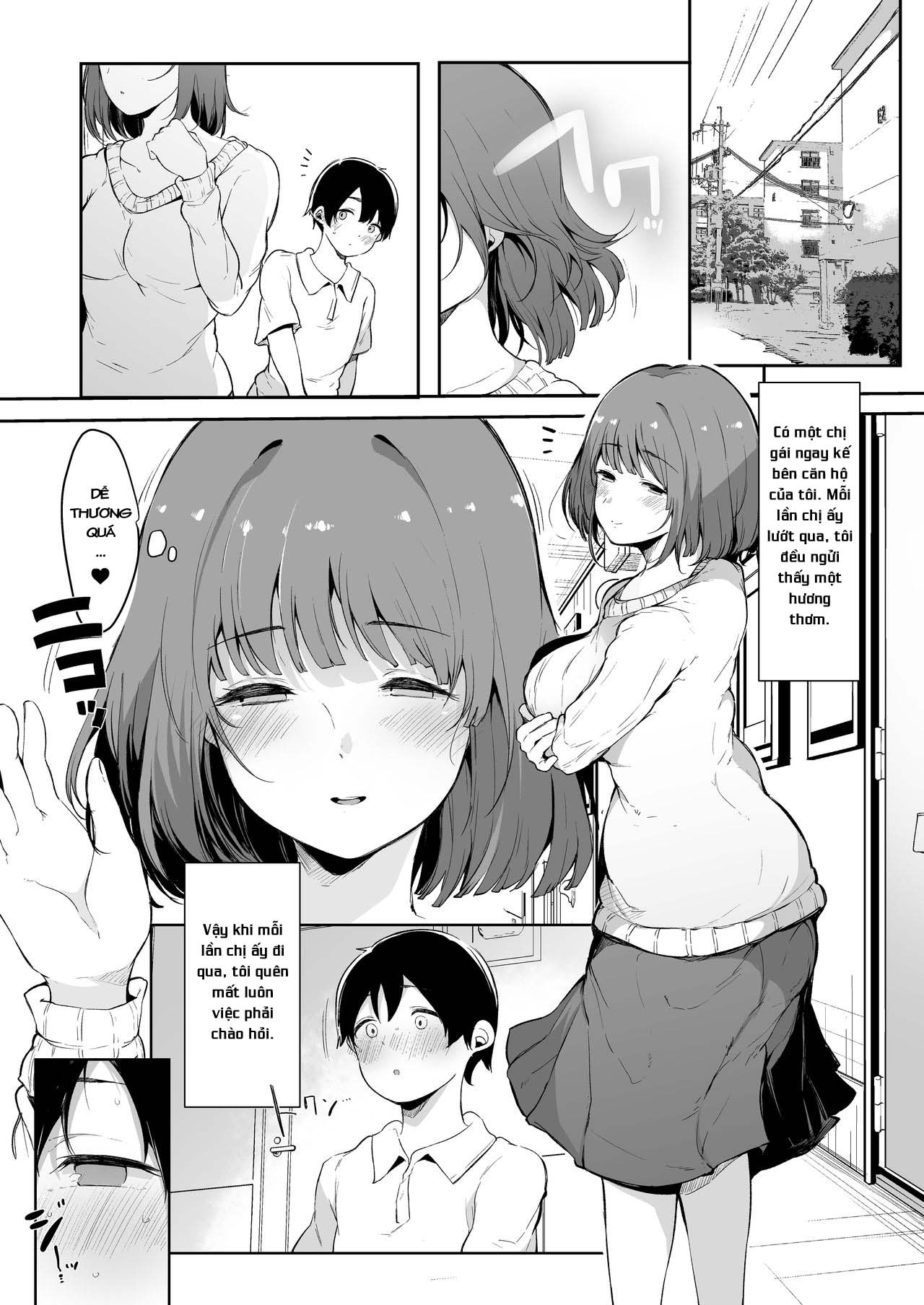Đọc truyện hentai The Older College Girl Who Helps Me Cum - Oneshot