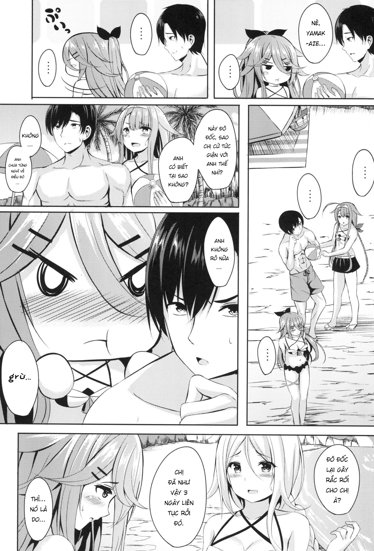 Đọc truyện hentai Mizugi de Ganbarimasu! - Oneshot