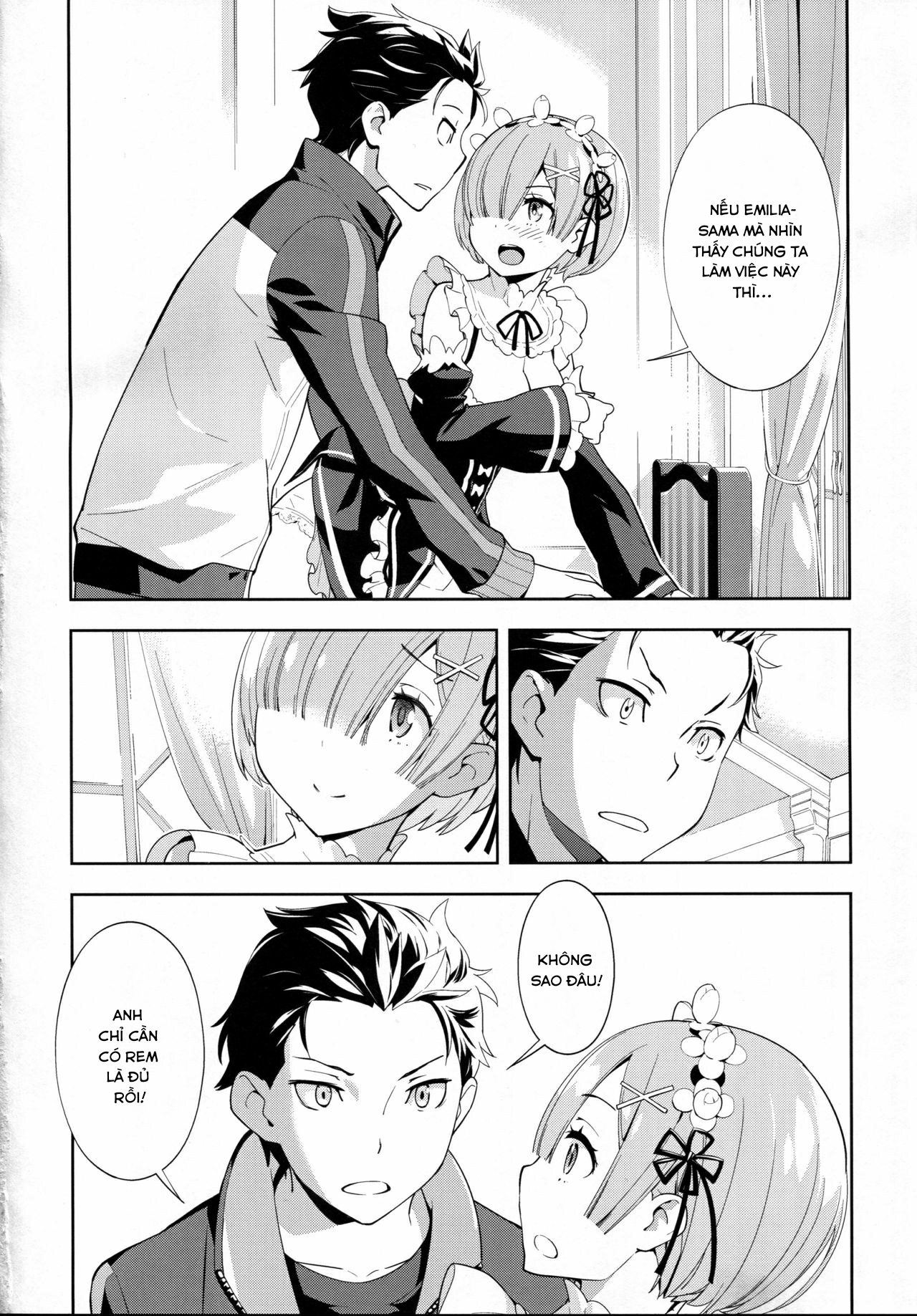 Đọc truyện hentai CHOICE 2 (Re: Zero kara Hajimeru Isekai Seikatsu) - Oneshot