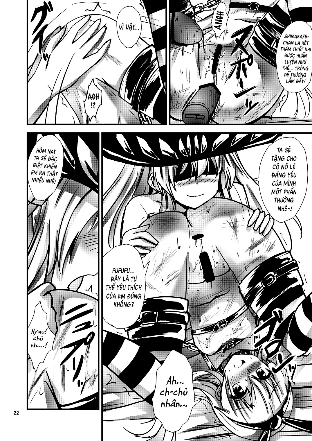 Đọc truyện hentai Kuubo Wo-Kyuu-chan no Shimakaze Yuri Dorei Choukyou~Senkan Re-Kyuu no Shucchou SM Choukyou Hen~ Oneshot