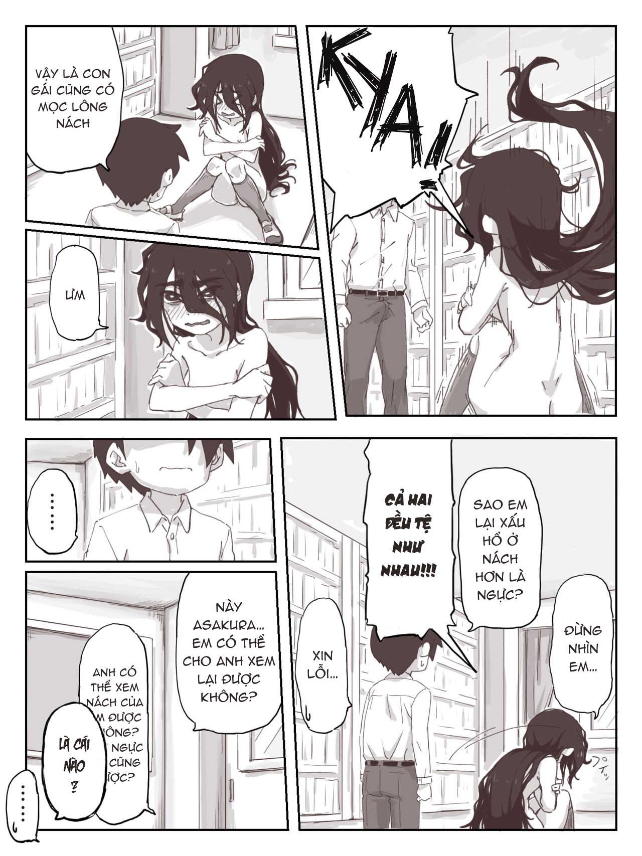 Đọc truyện hentai Senpai, hãy ra trên tay em - Oneshot