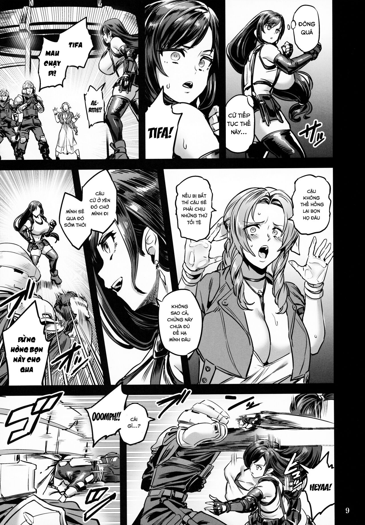Đọc truyện hentai Deka Chichi Terrorist no Kousei Kouhai Jikken (Final Fantasy VII) - Oneshot