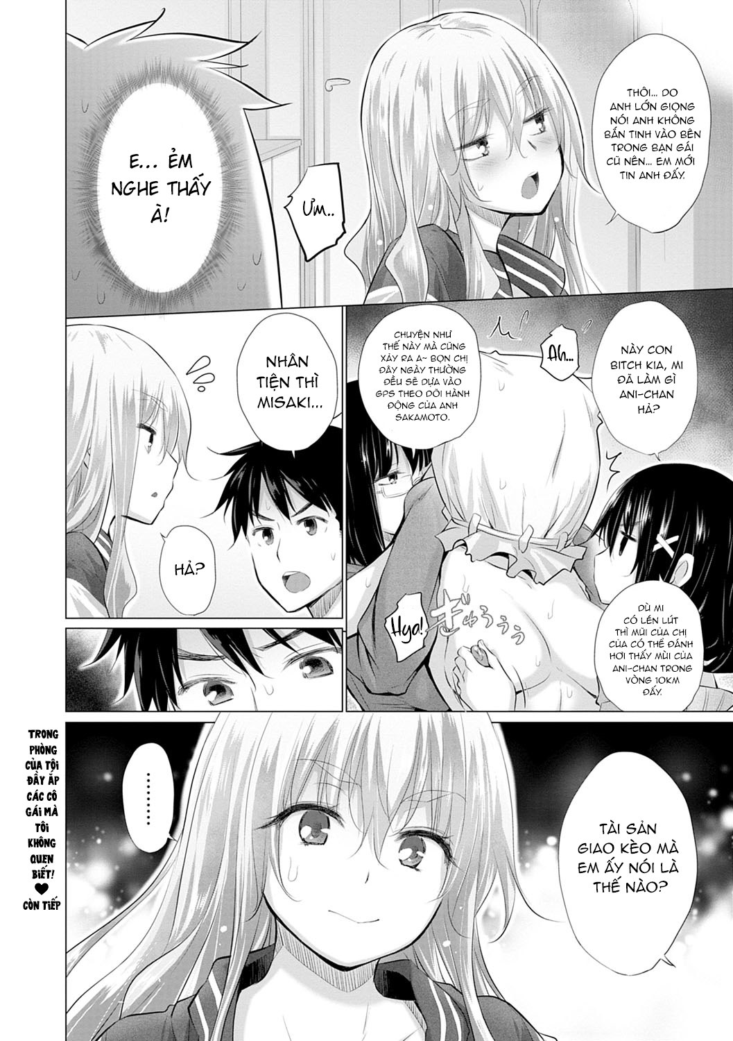 Đọc truyện hentai Trong Phòng Tôi Có Quá Nhiều Các Cô Gái Lạ! - Chap 5: nyc đòi quay lại???