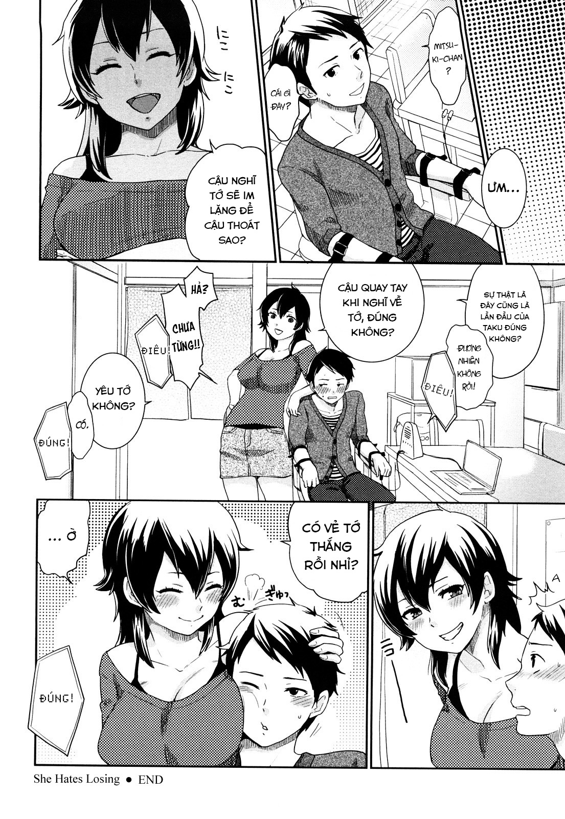 Đọc truyện hentai Kanojo wa Makezugirai - Oneshot